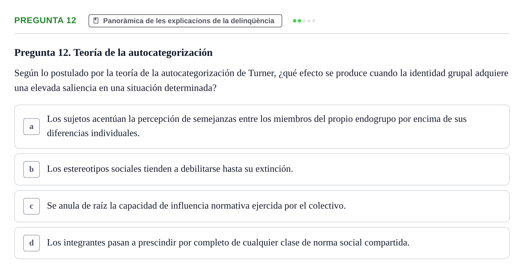 Enunciado: Pregunta 12