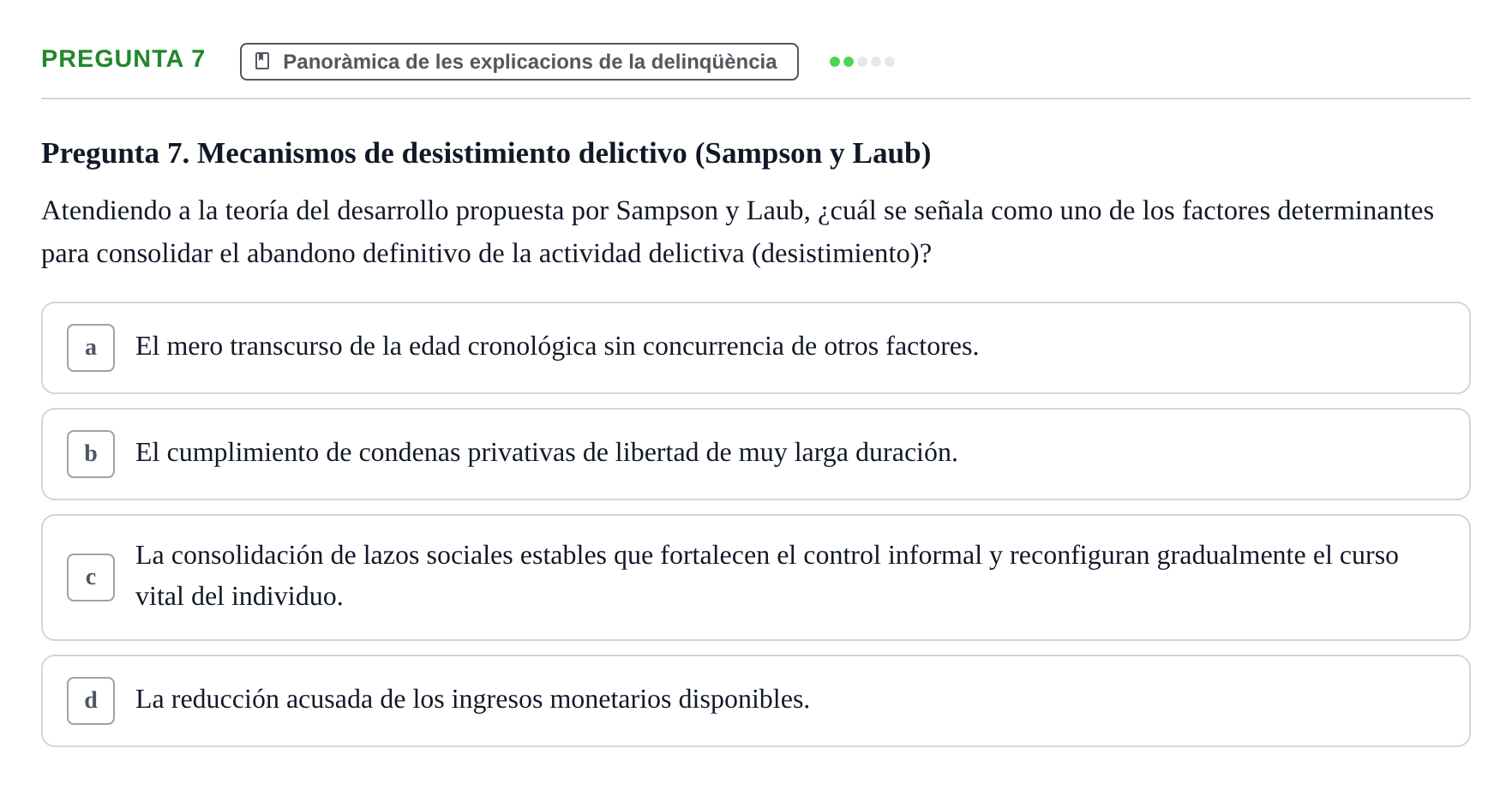 Enunciado: Pregunta 7