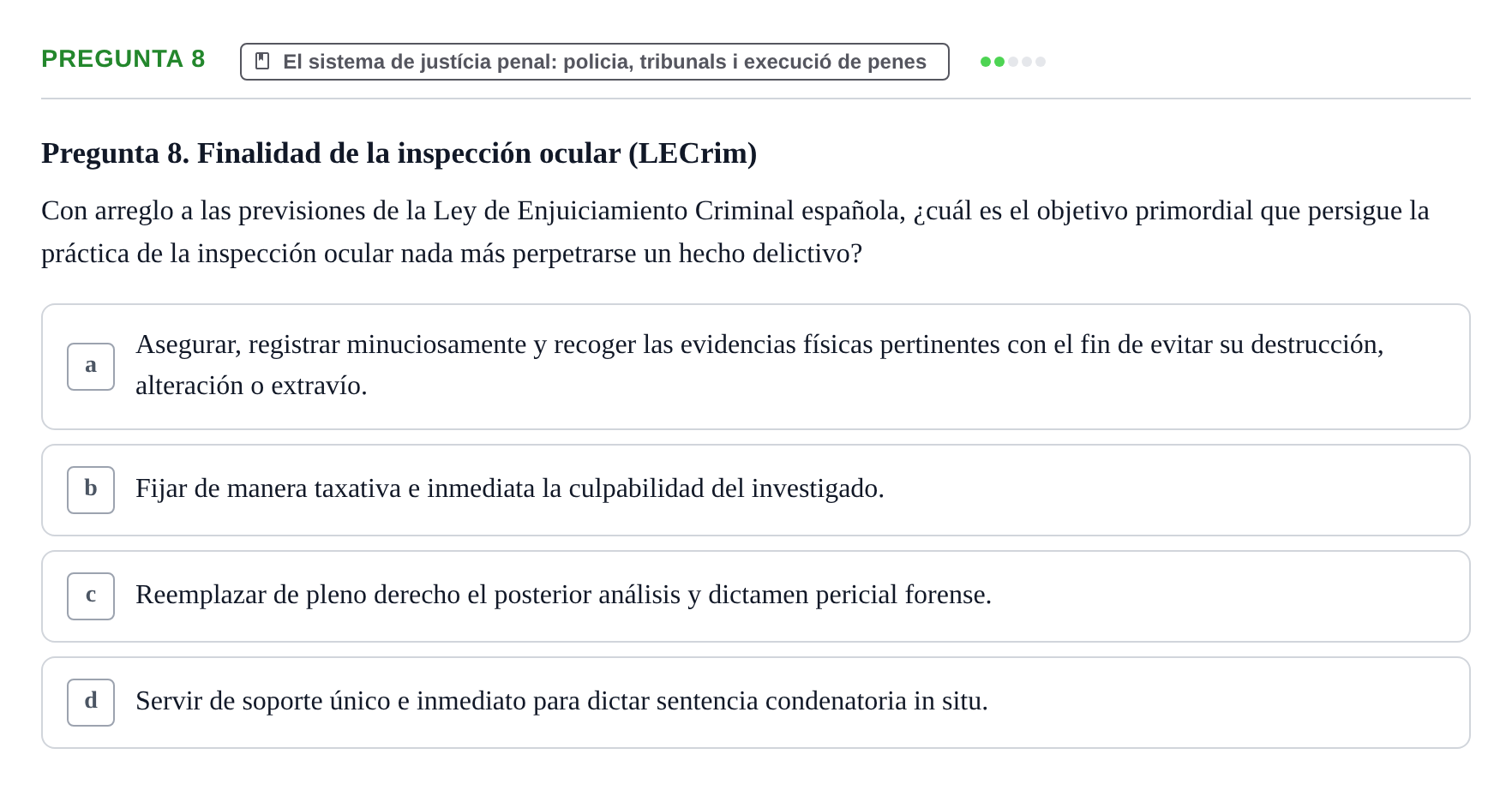 Enunciado: Pregunta 8