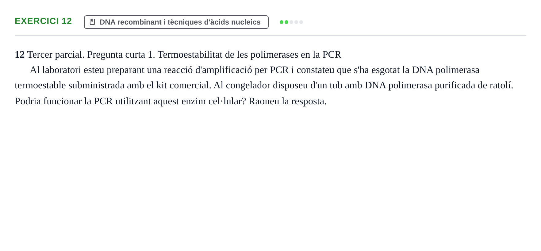 Enunciado: Problema 12 · Estructura i Funció de Biomolècules UAB Exemples