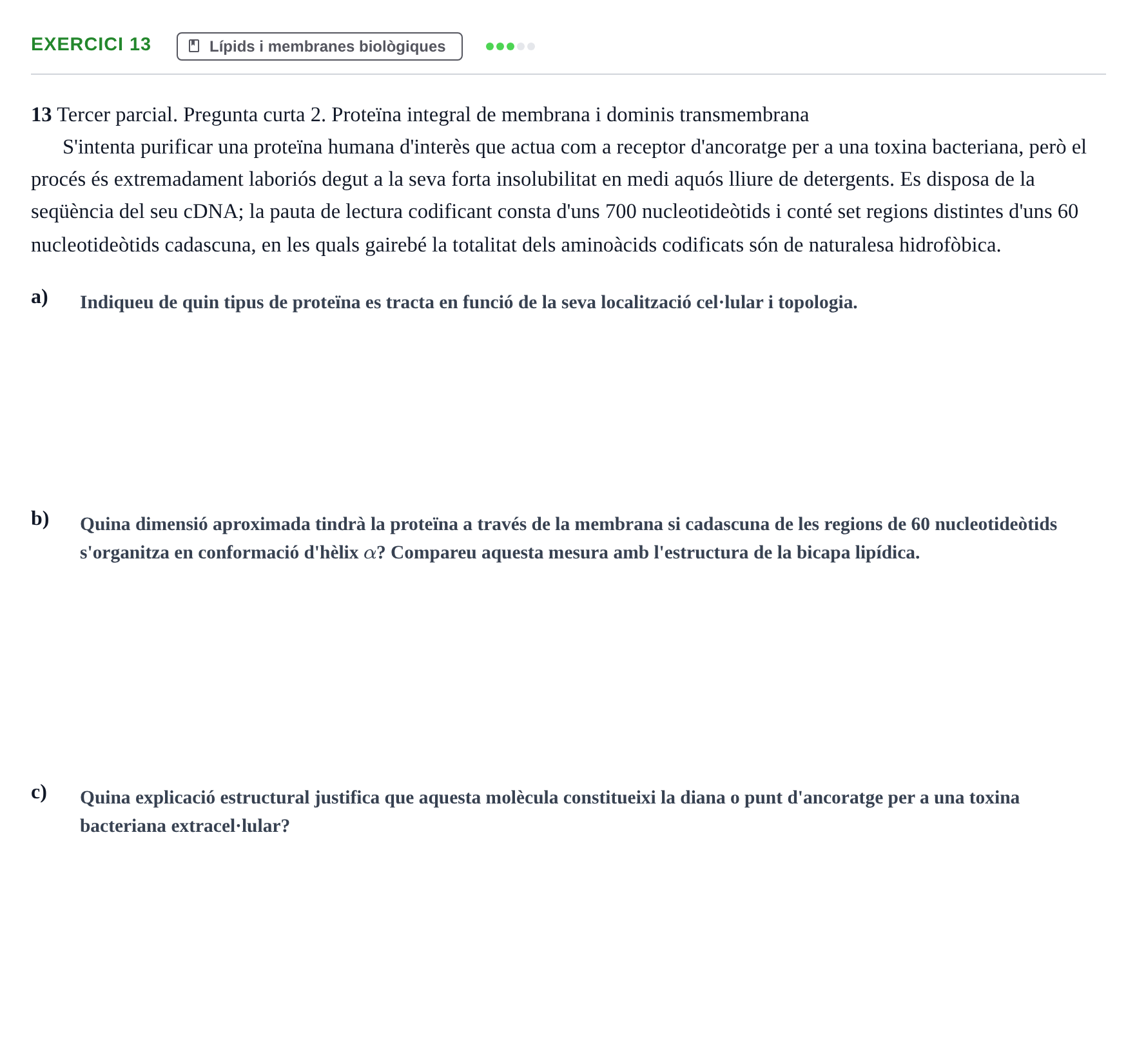Enunciado: Problema 13 · Estructura i Funció de Biomolècules UAB Exemples
