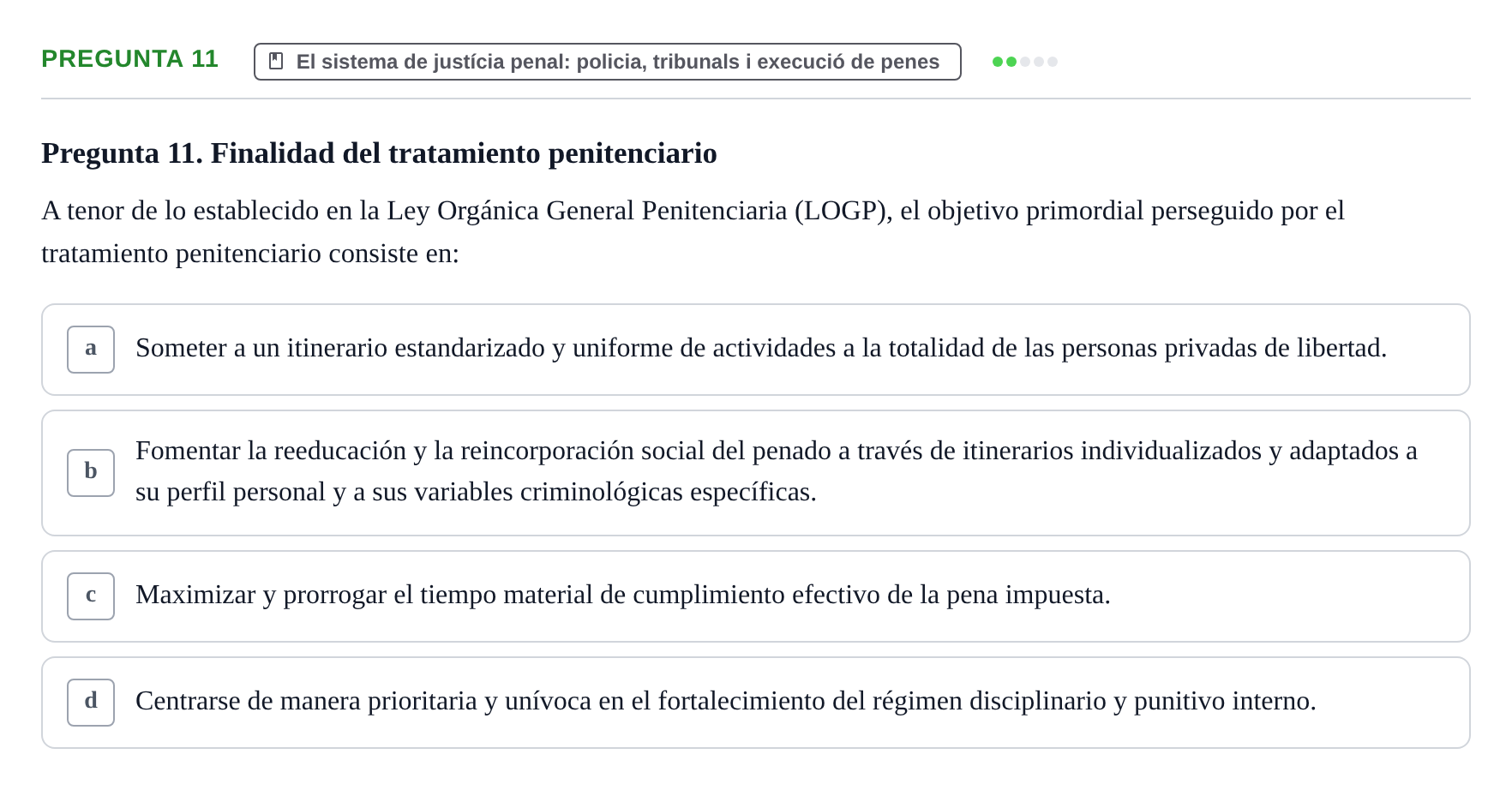 Enunciado: Pregunta 11