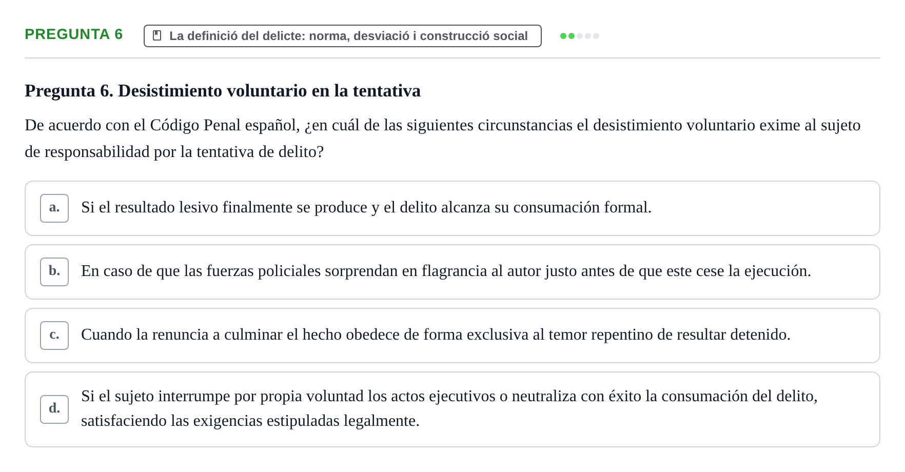 Enunciado: Pregunta 6