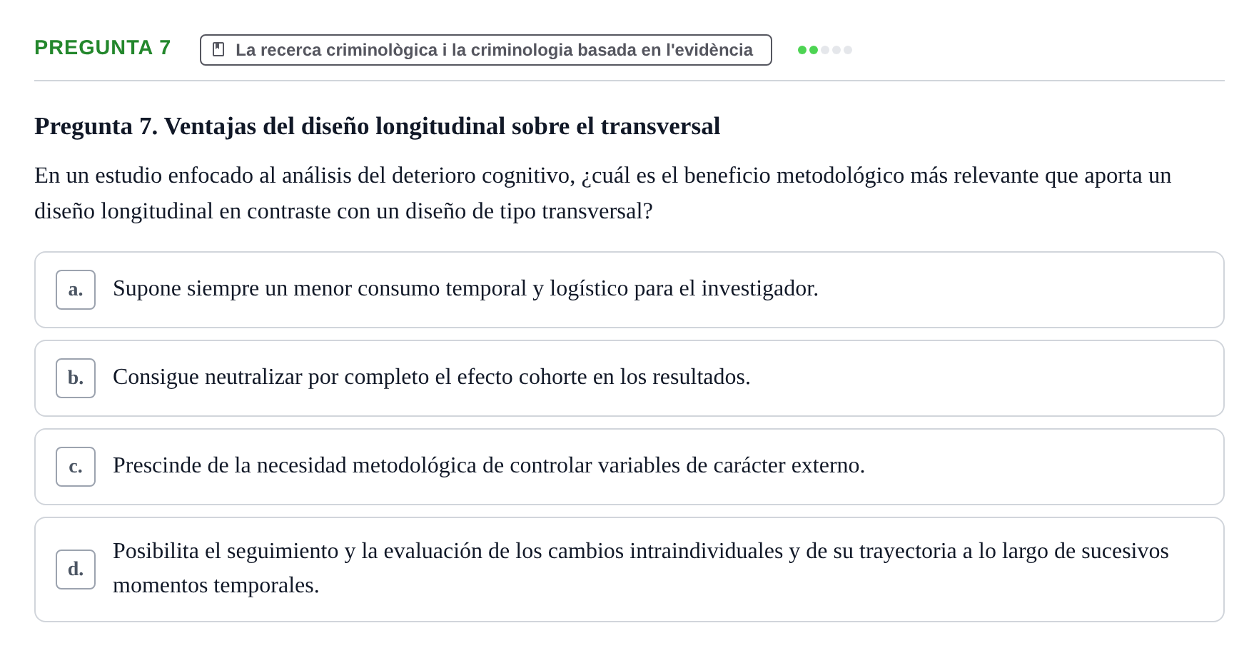 Enunciado: Pregunta 7