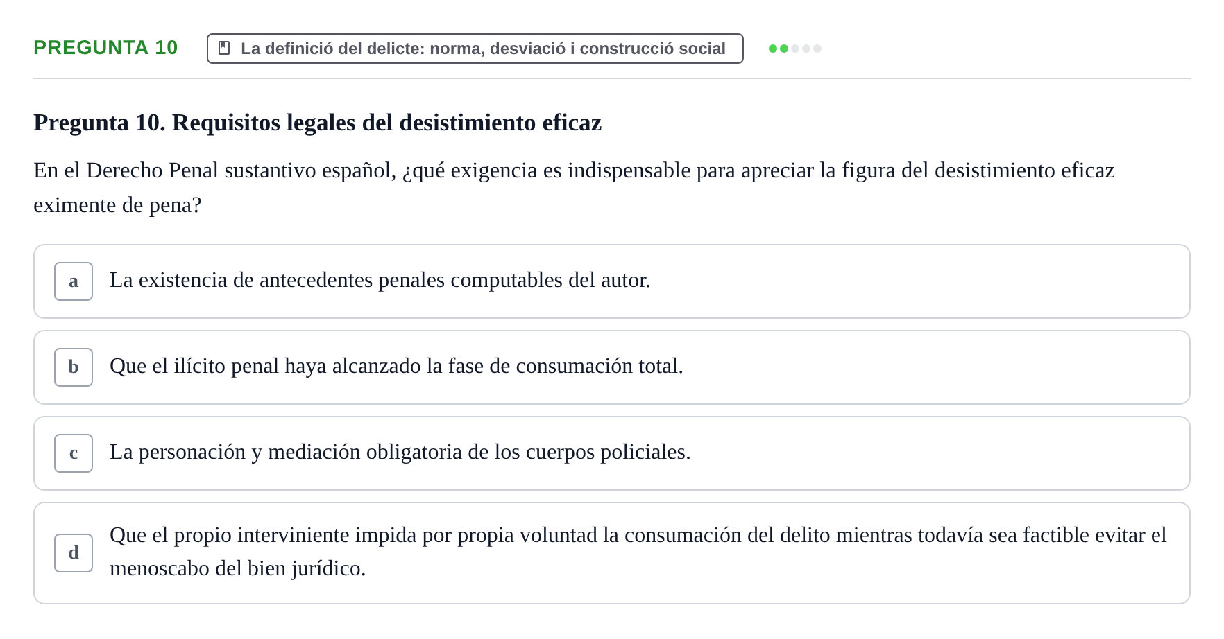 Enunciado: Pregunta 10
