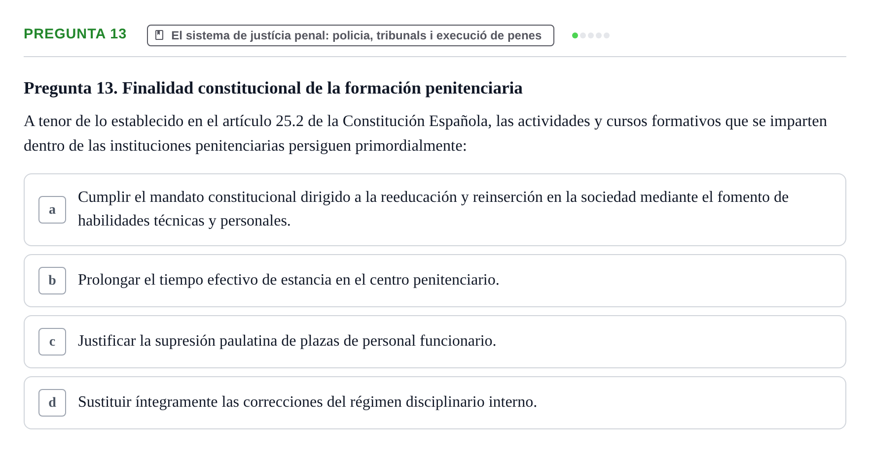 Enunciado: Pregunta 13