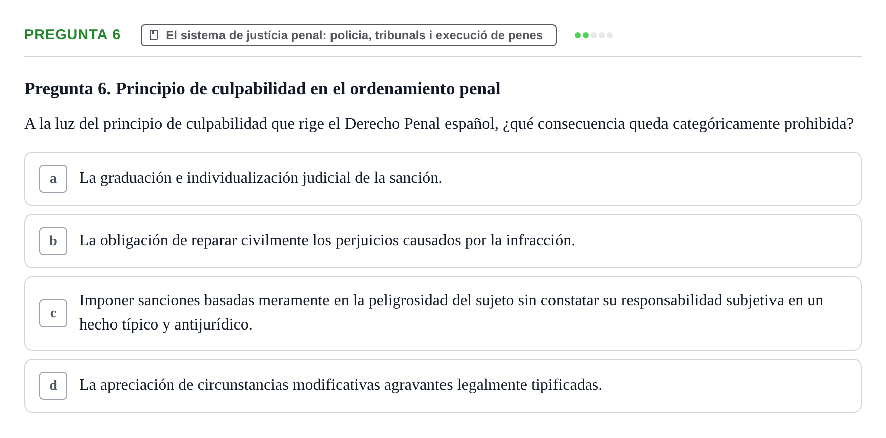 Enunciado: Pregunta 6