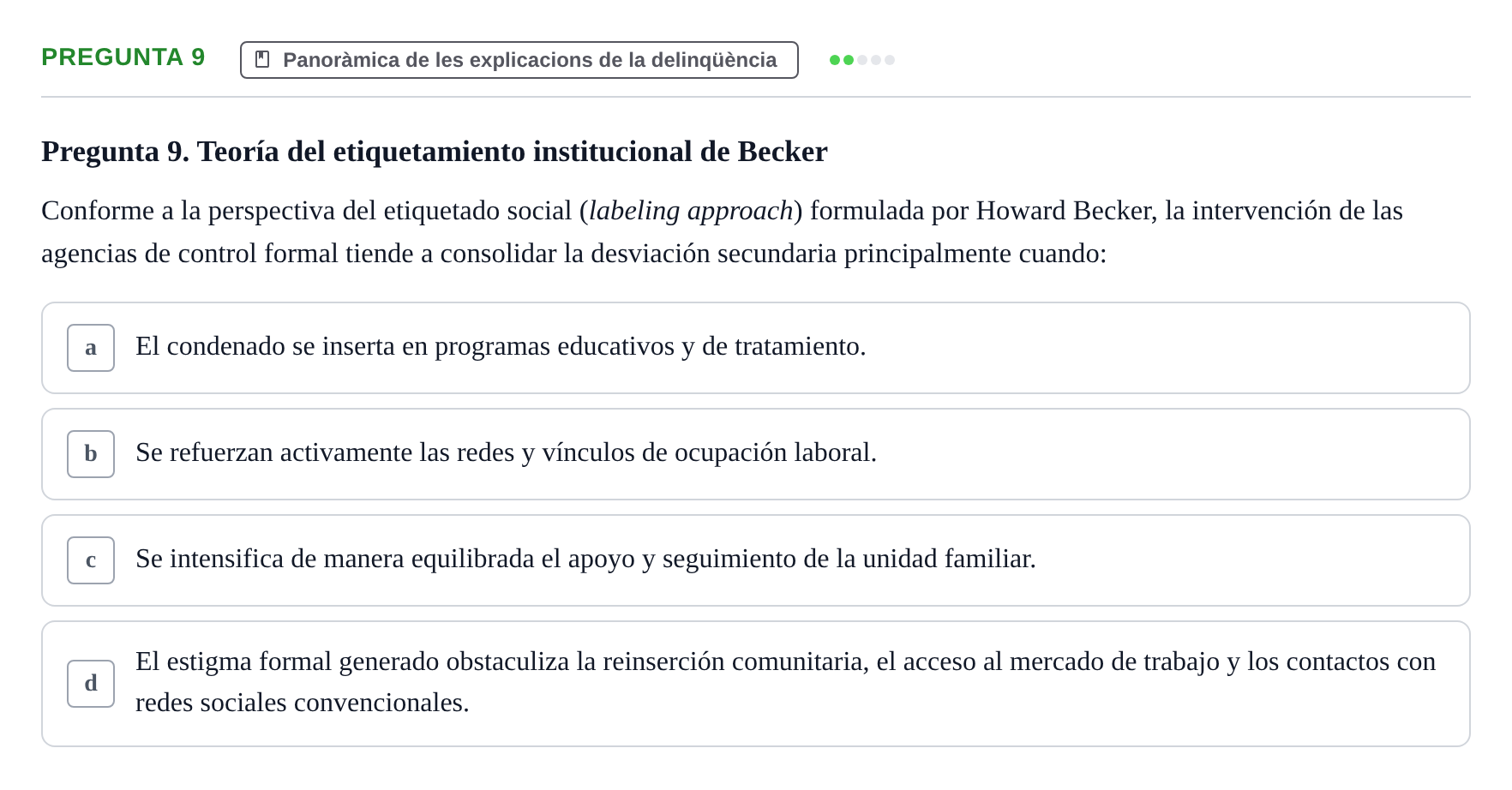 Enunciado: Pregunta 9