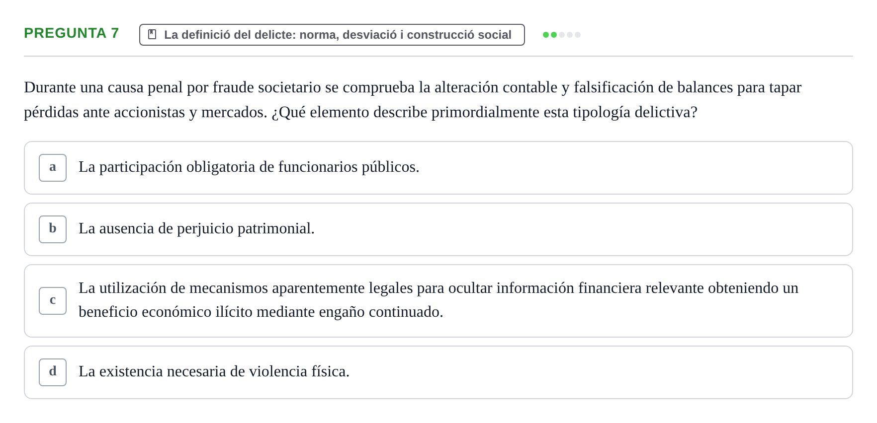 Enunciado: Pregunta 7