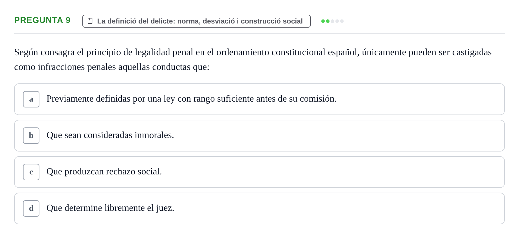 Enunciado: Pregunta 9