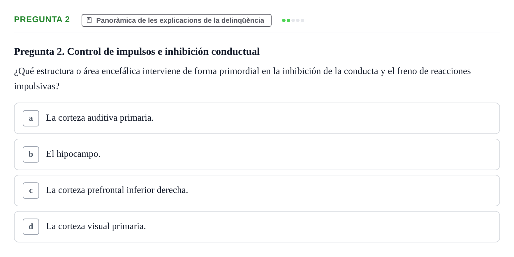 Enunciado: Pregunta 2
