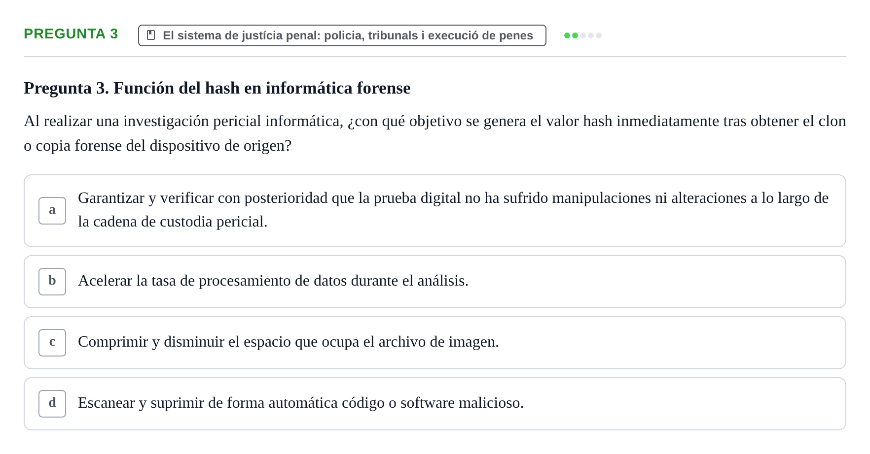 Enunciado: Pregunta 3