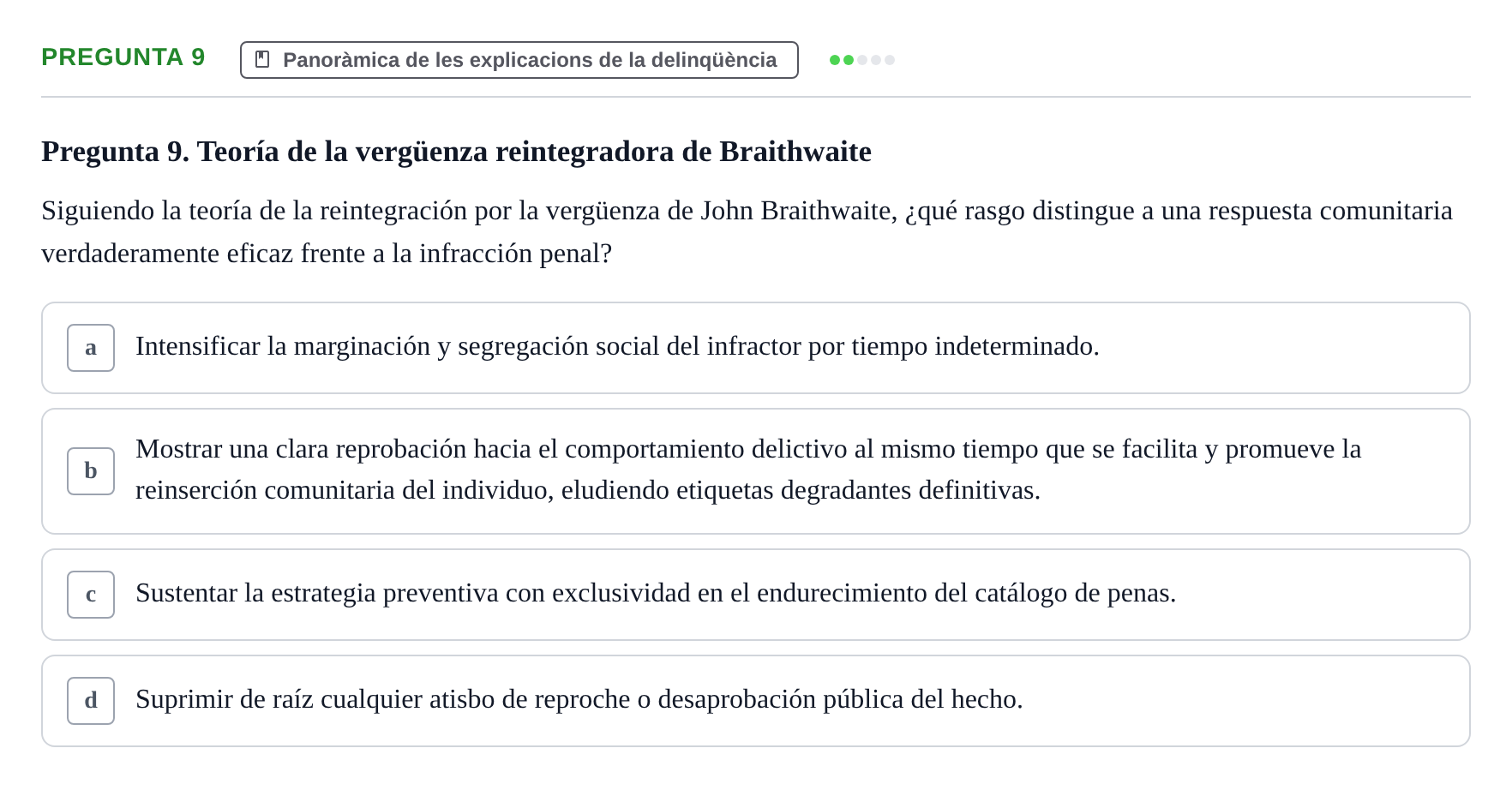 Enunciado: Pregunta 9
