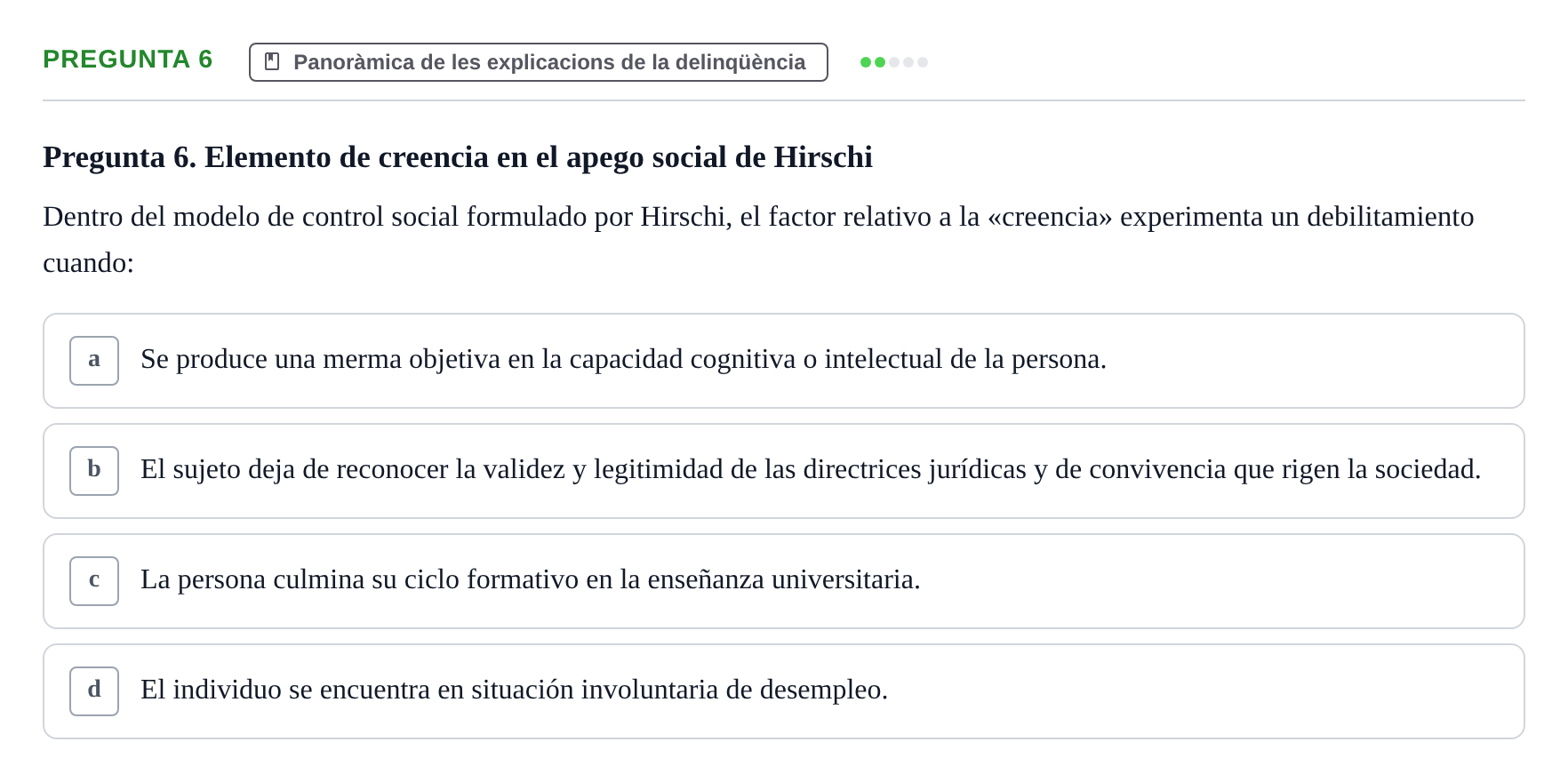 Enunciado: Pregunta 6
