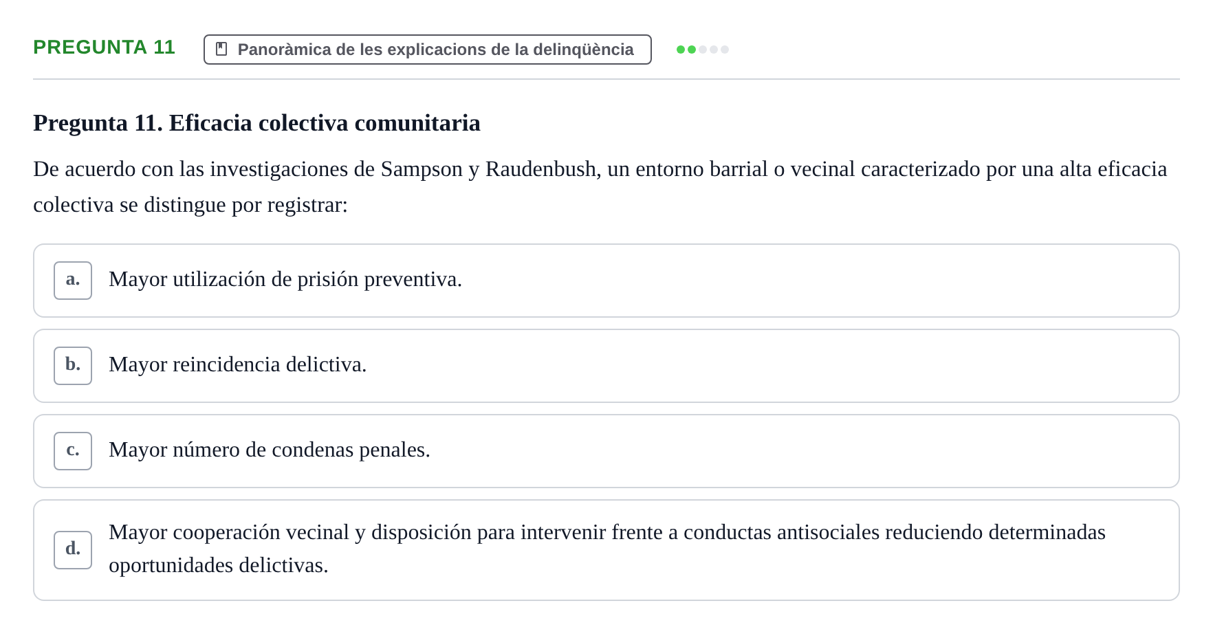 Enunciado: Pregunta 11