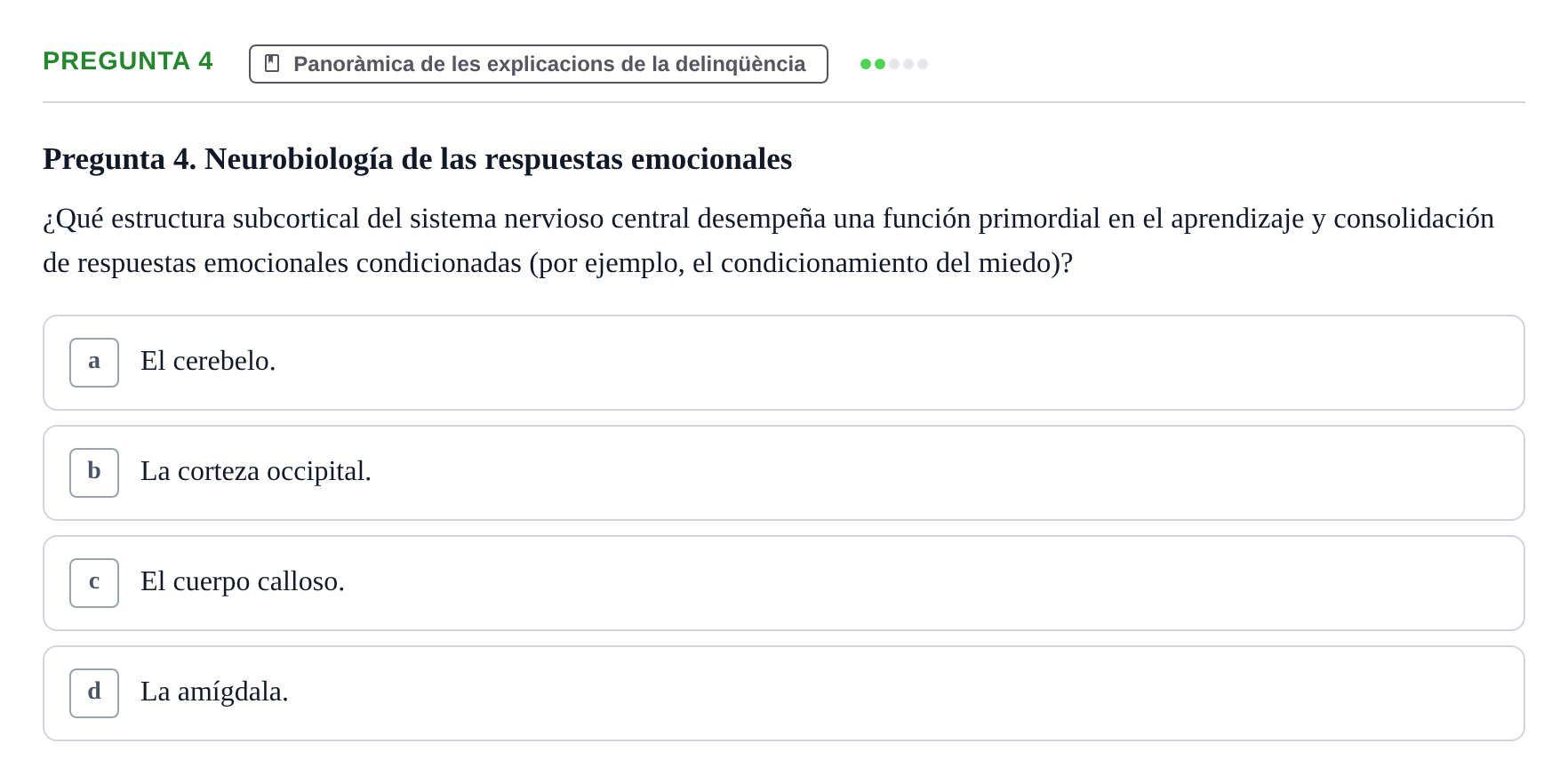 Enunciado: Pregunta 4