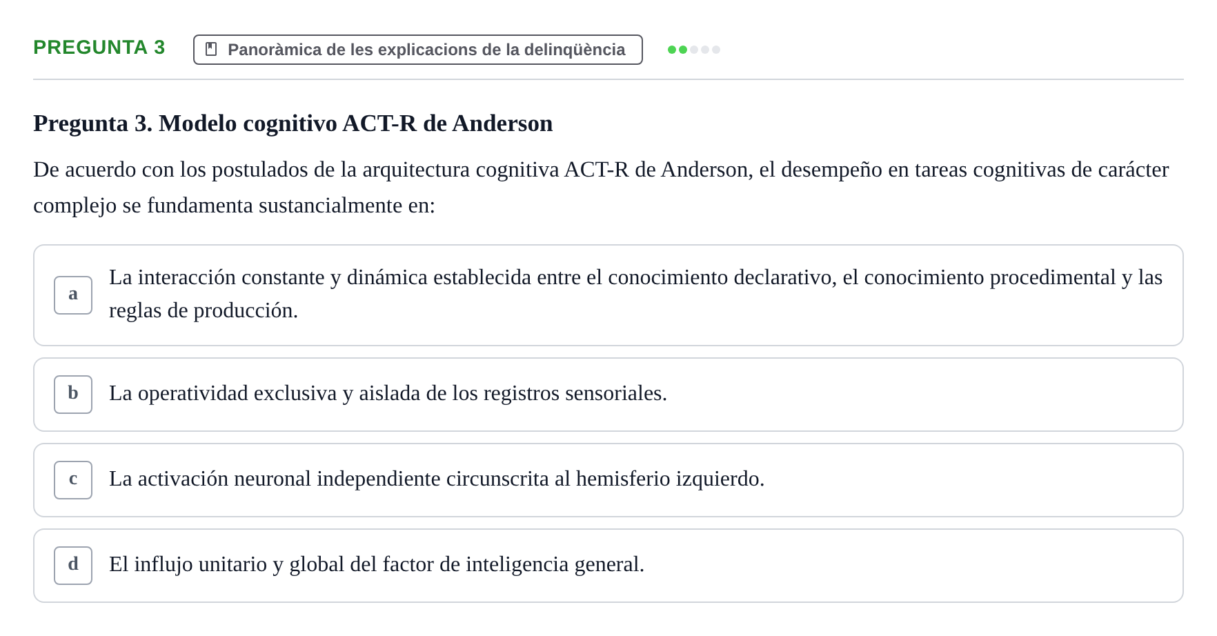 Enunciado: Pregunta 3