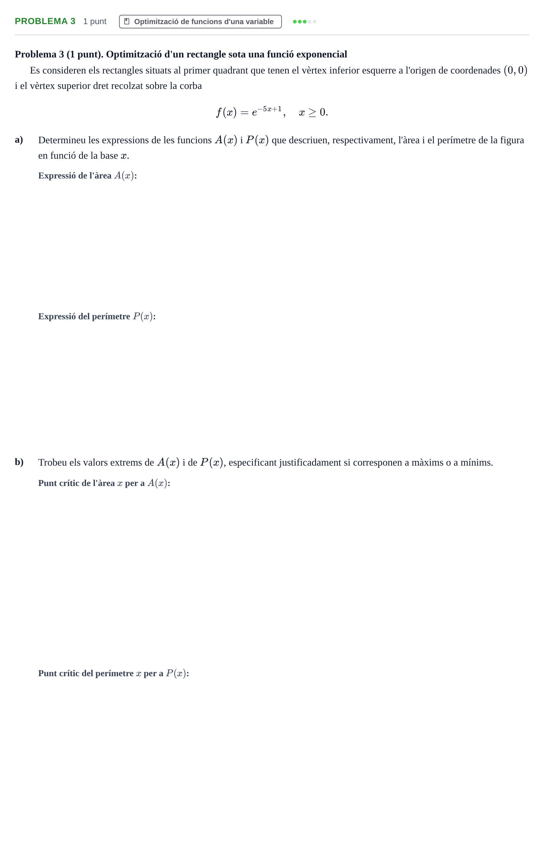 Enunciado: Problema 3 · Estadística i Optimització UDL Juny 2015
