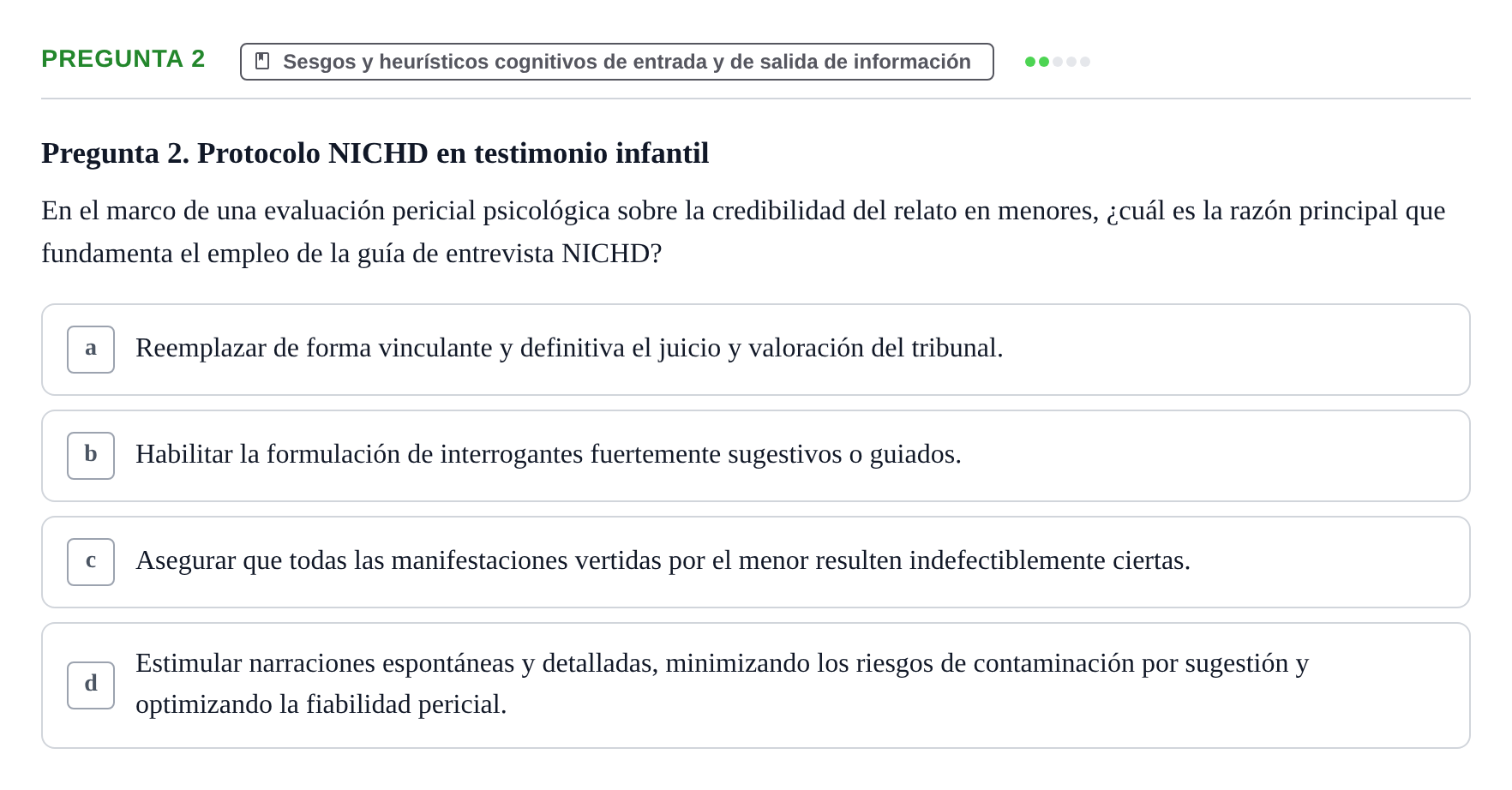 Enunciado: Pregunta 2