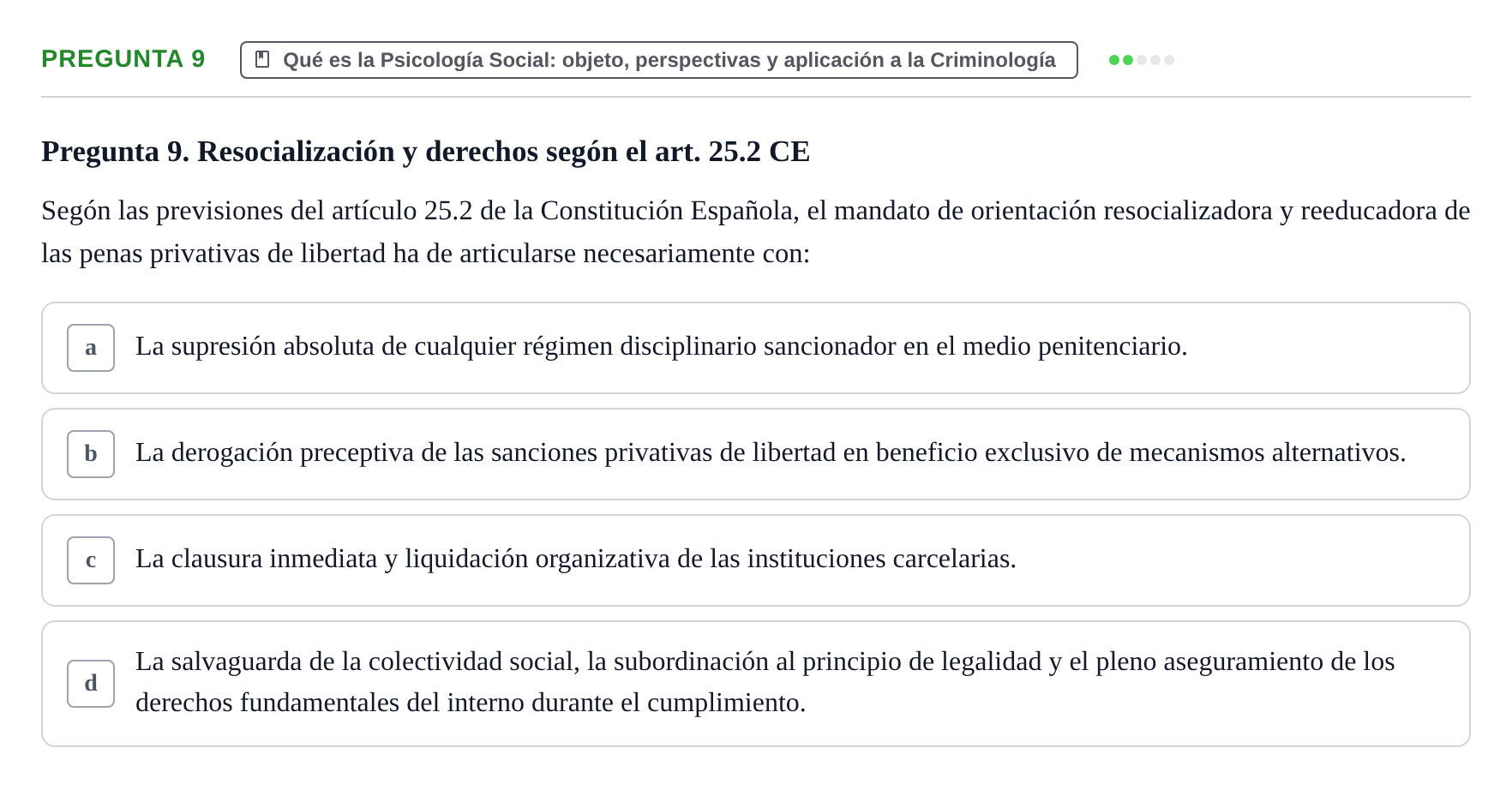 Enunciado: Pregunta 9