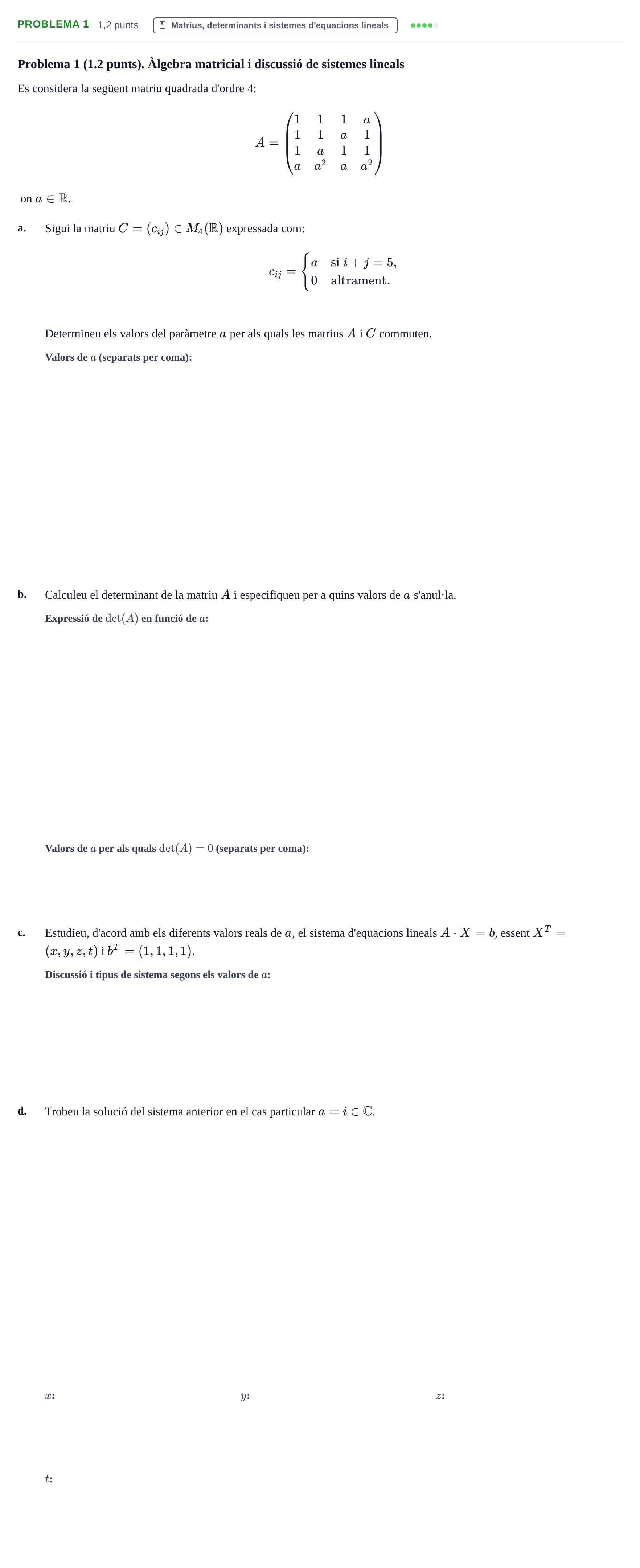 Enunciado: Problema 1 · Estadística i Optimització UDL 2017