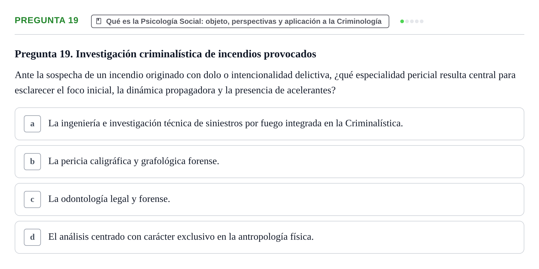Enunciado: Pregunta 19
