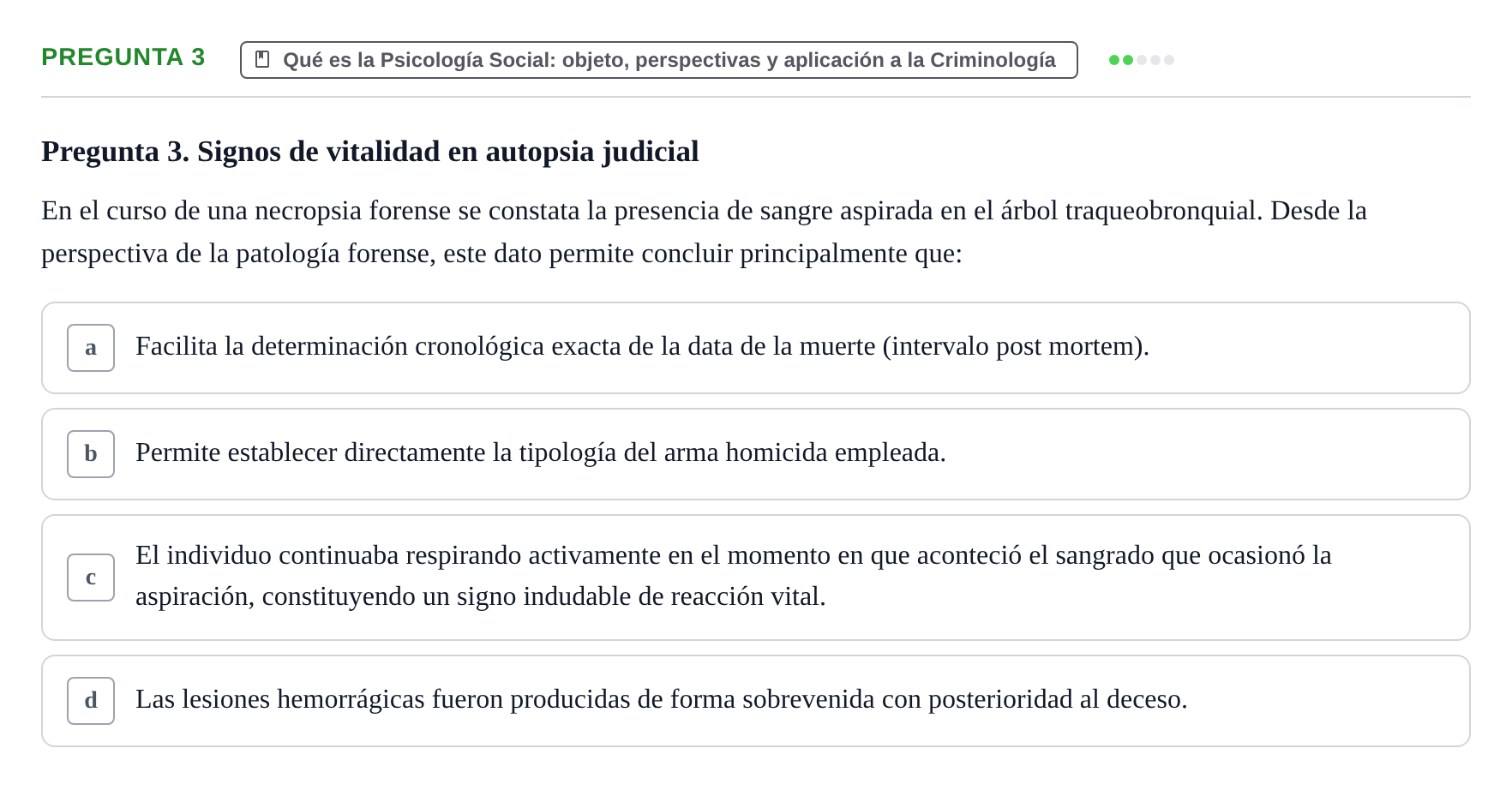 Enunciado: Pregunta 3