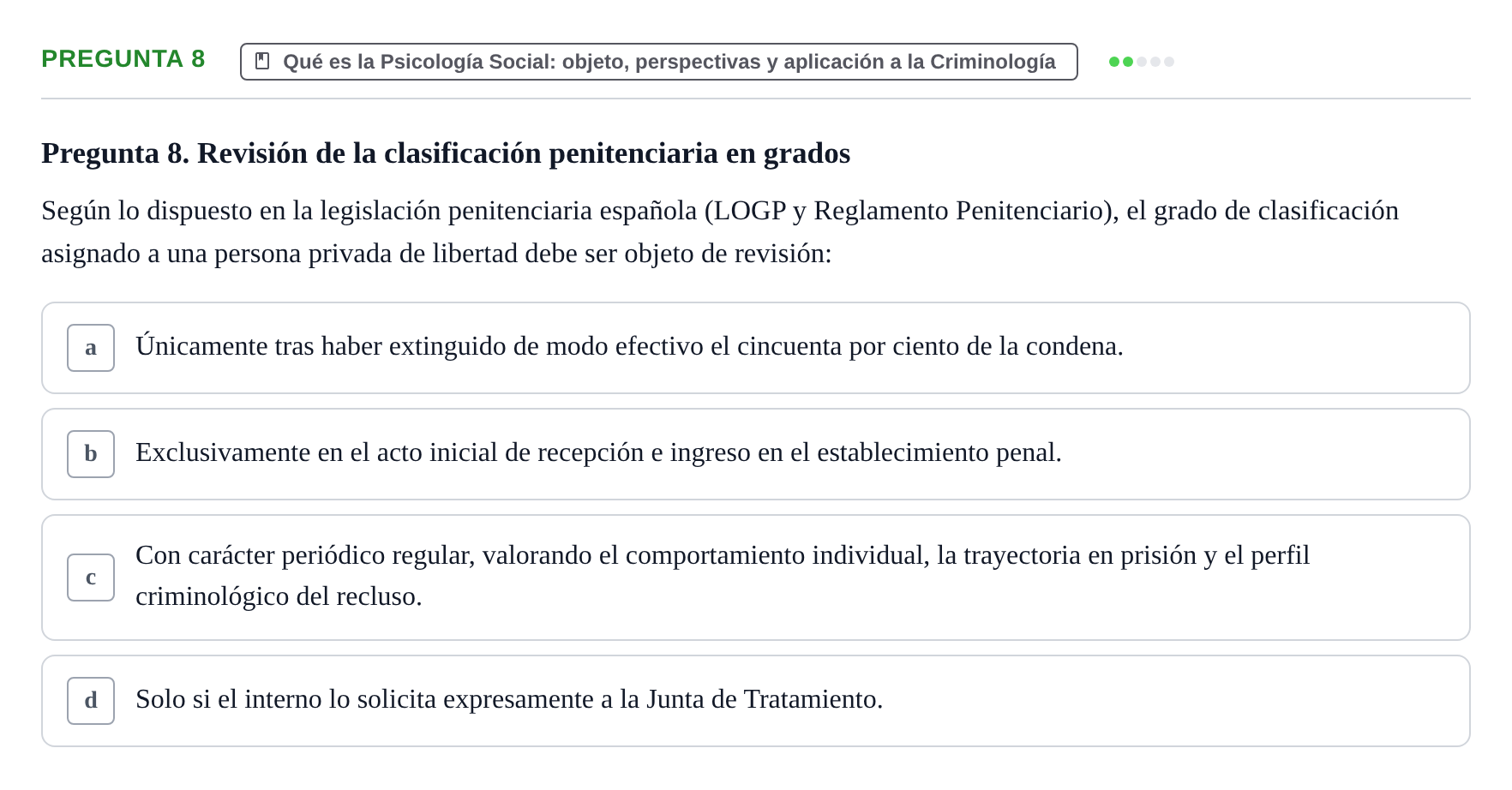 Enunciado: Pregunta 8