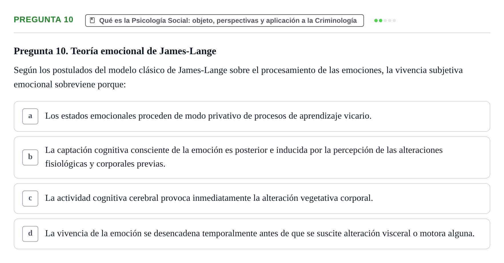 Enunciado: Pregunta 10