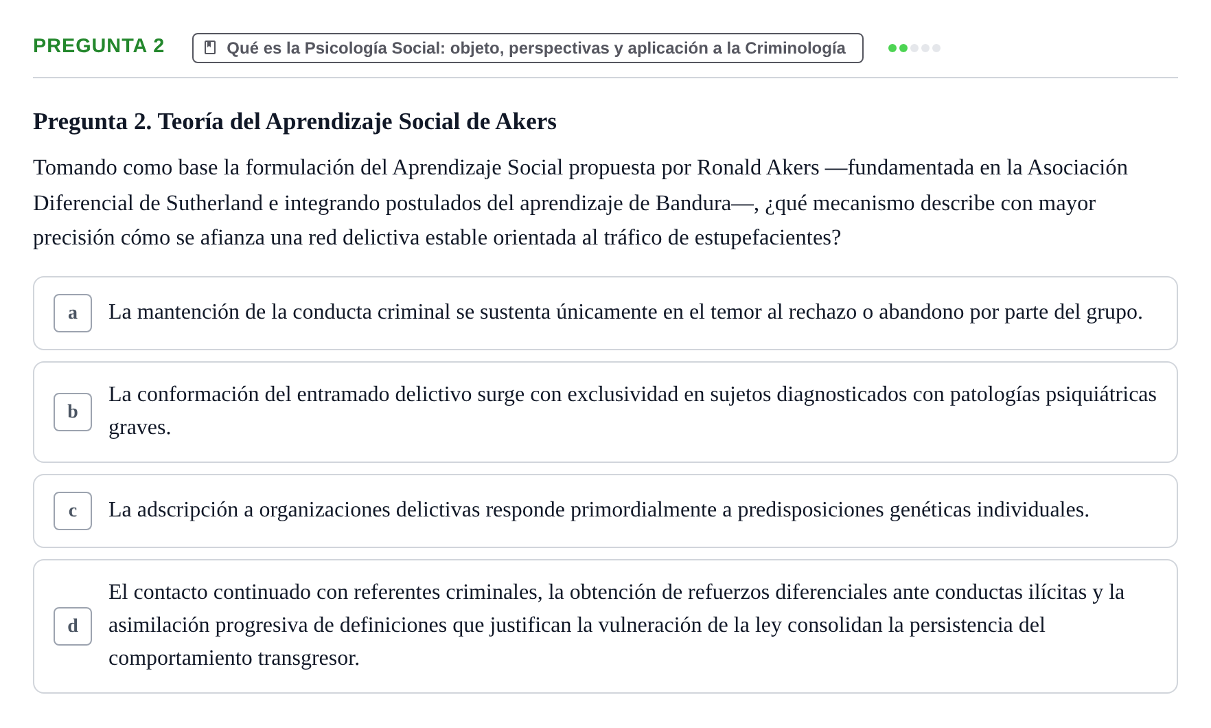 Enunciado: Pregunta 2