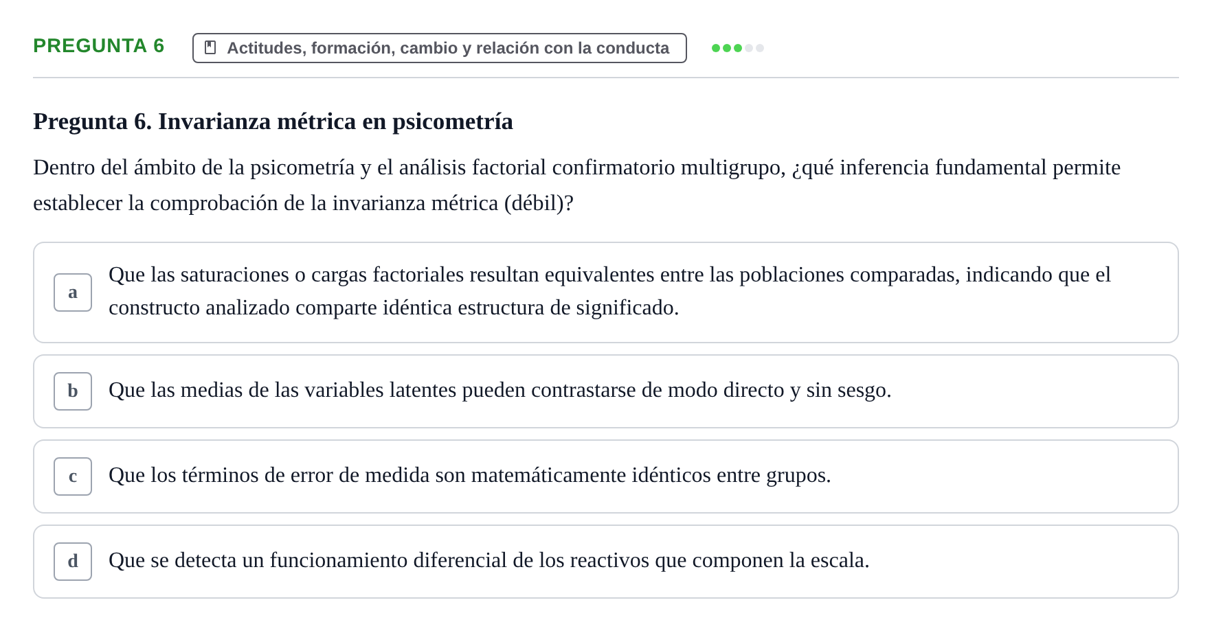 Enunciado: Pregunta 6