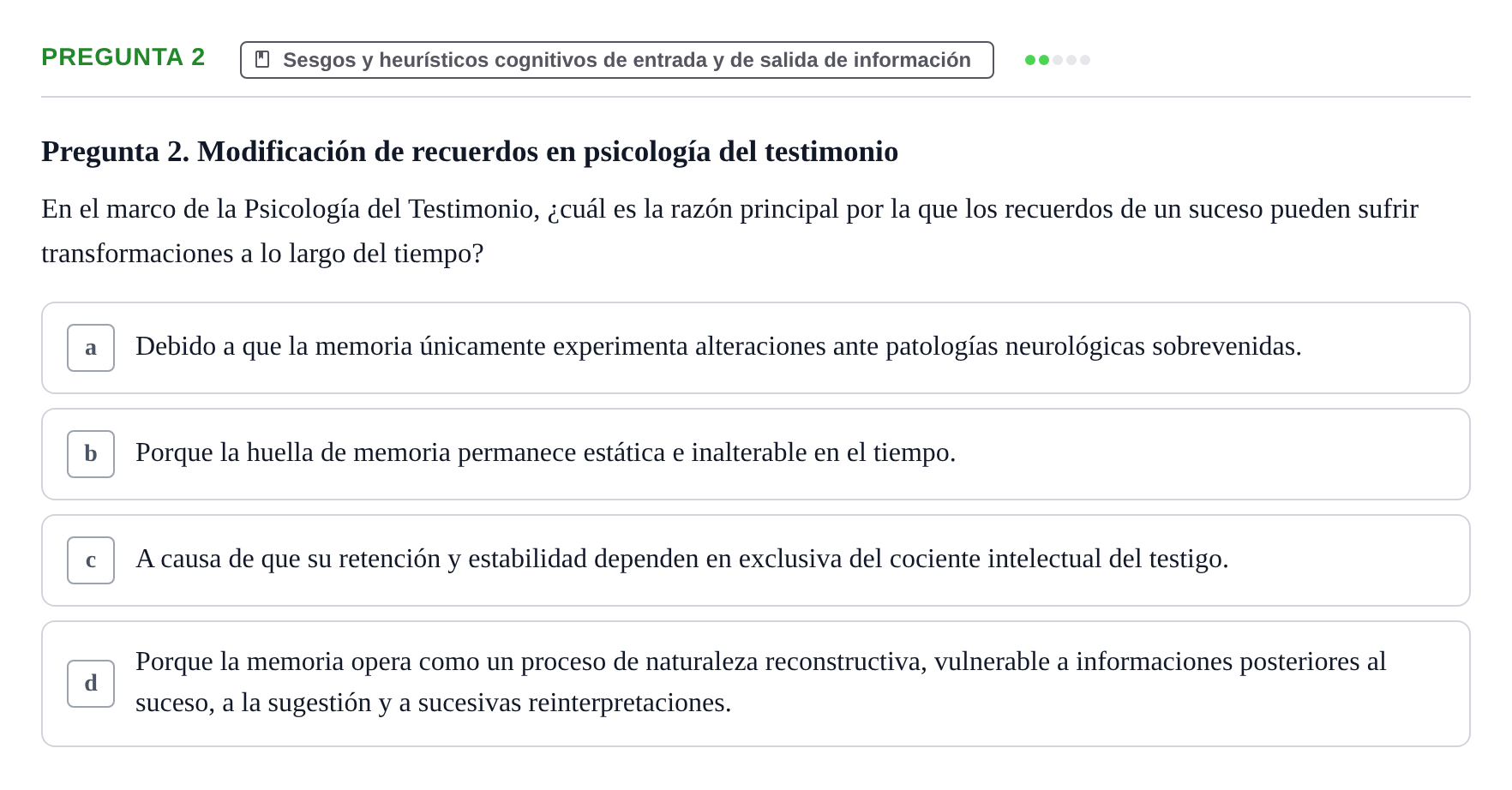 Enunciado: Pregunta 2