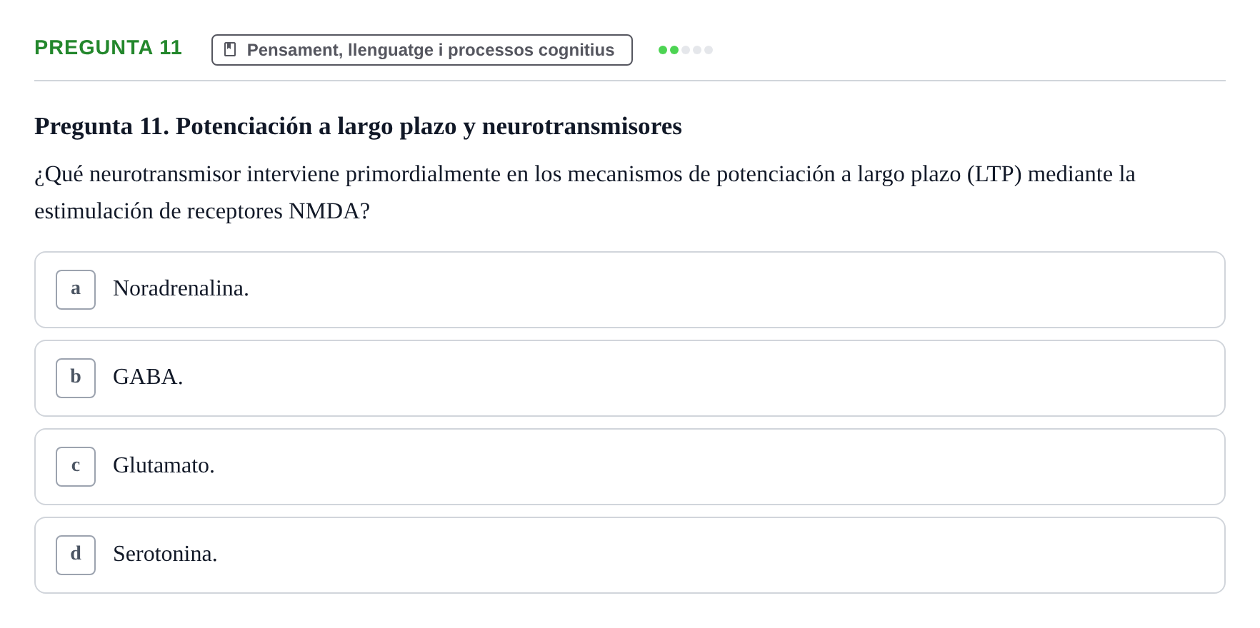 Enunciado: Pregunta 11