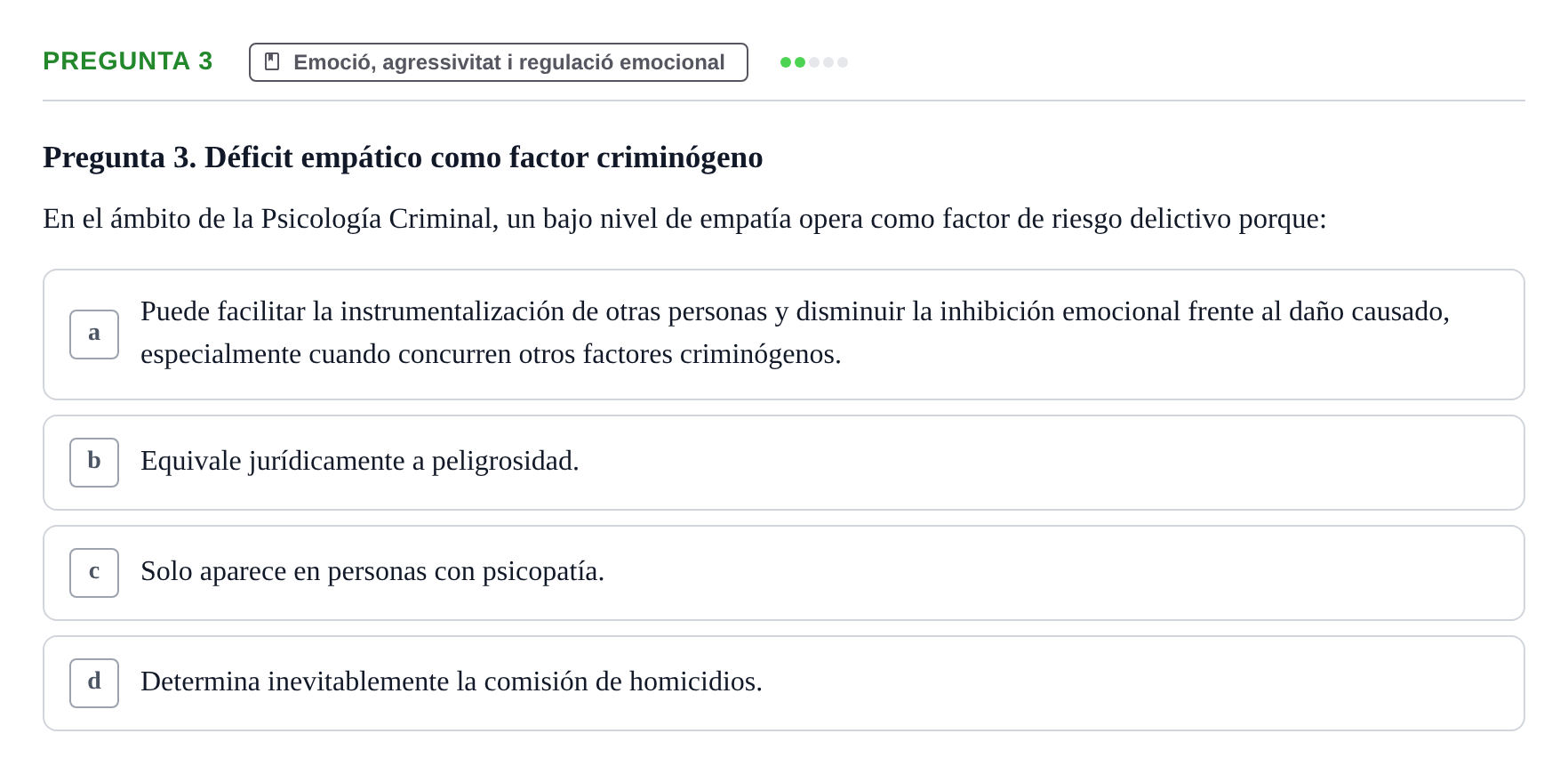 Enunciado: Pregunta 3