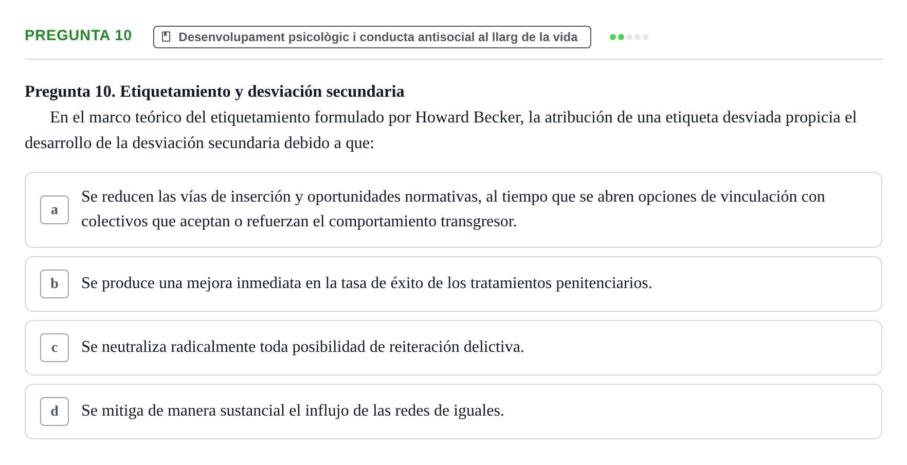 Enunciado: Pregunta 10