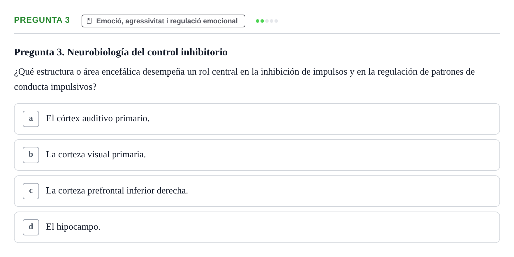 Enunciado: Pregunta 3
