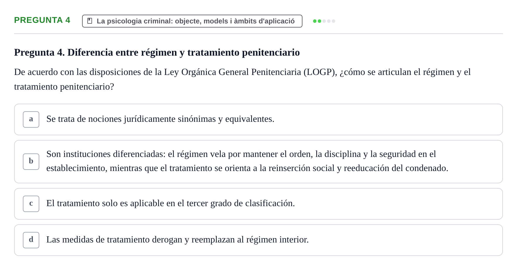 Enunciado: Pregunta 4