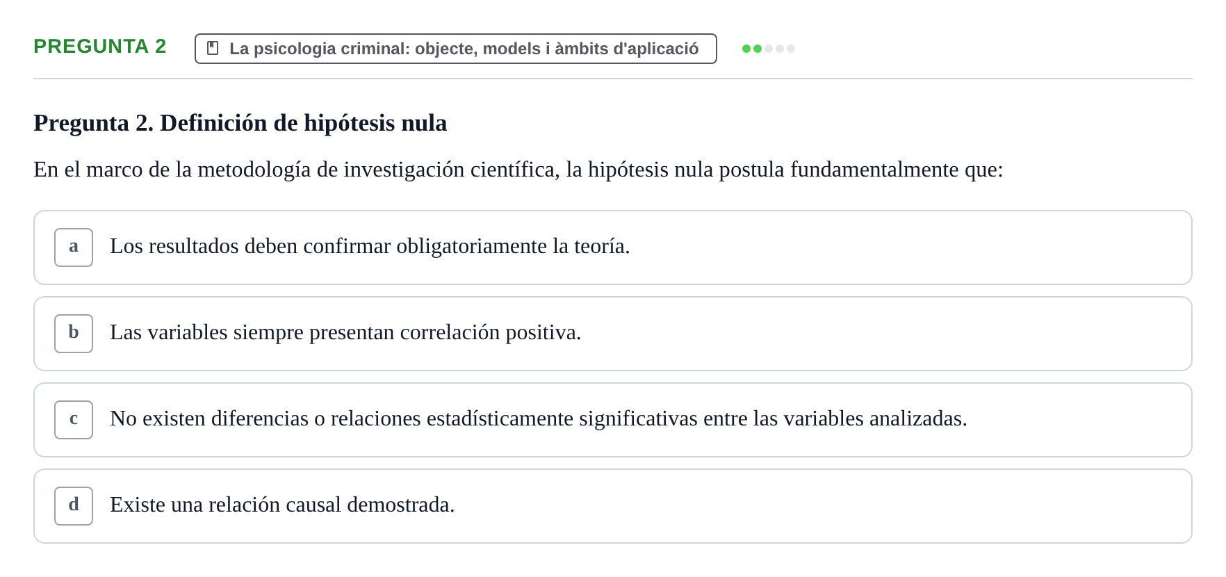 Enunciado: Pregunta 2