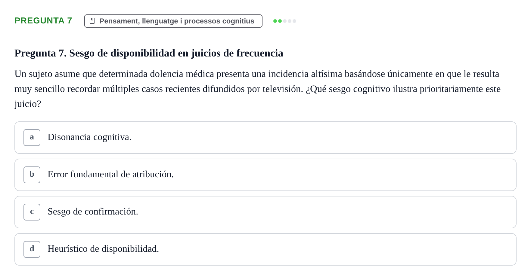 Enunciado: Pregunta 7