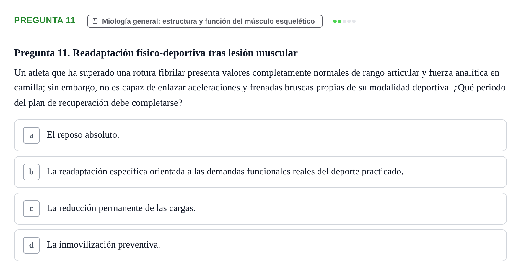 Enunciado: Pregunta 11