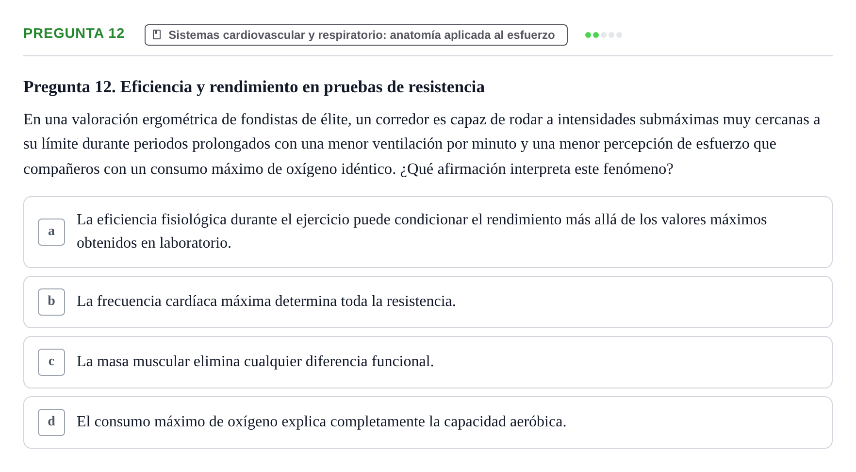 Enunciado: Pregunta 12