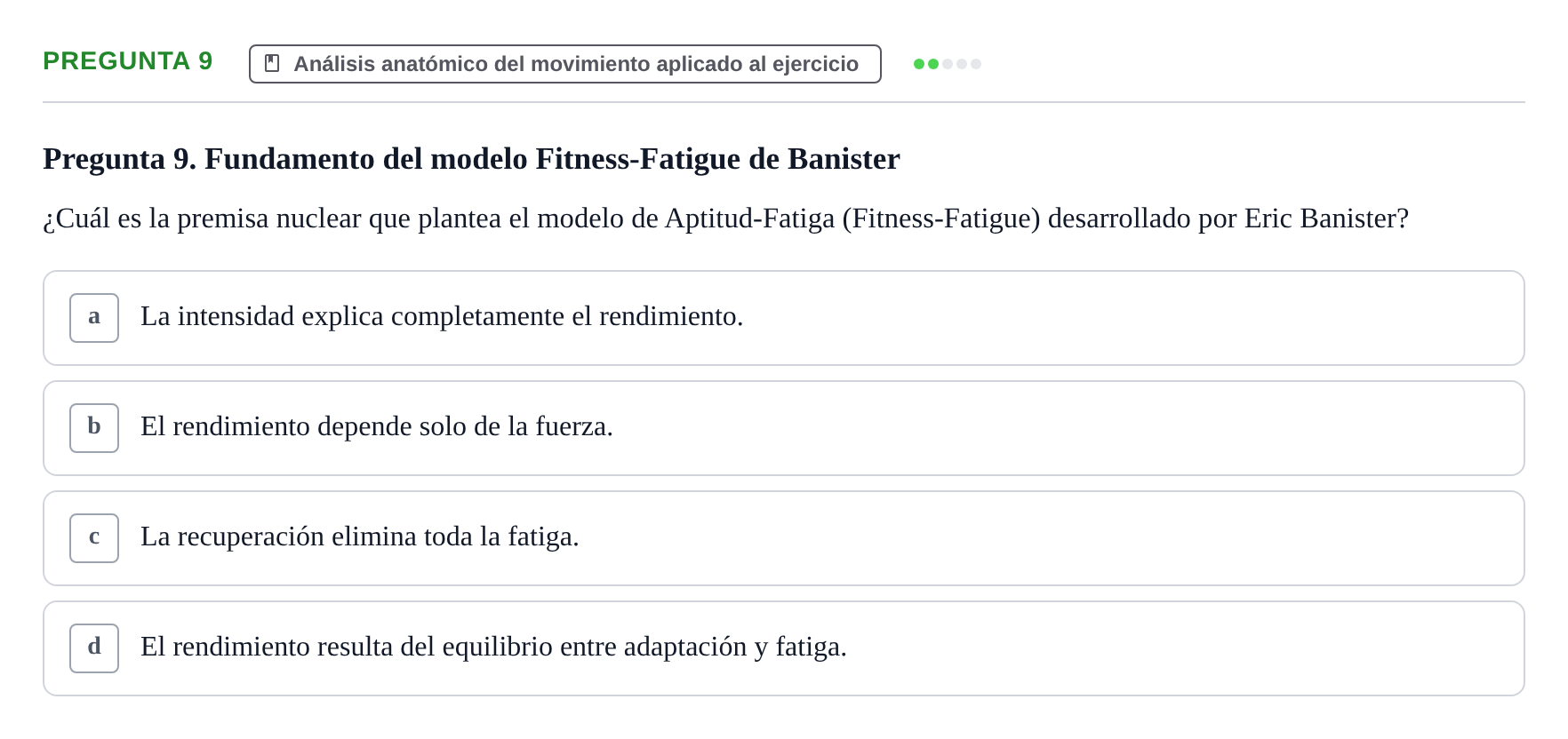 Enunciado: Pregunta 9