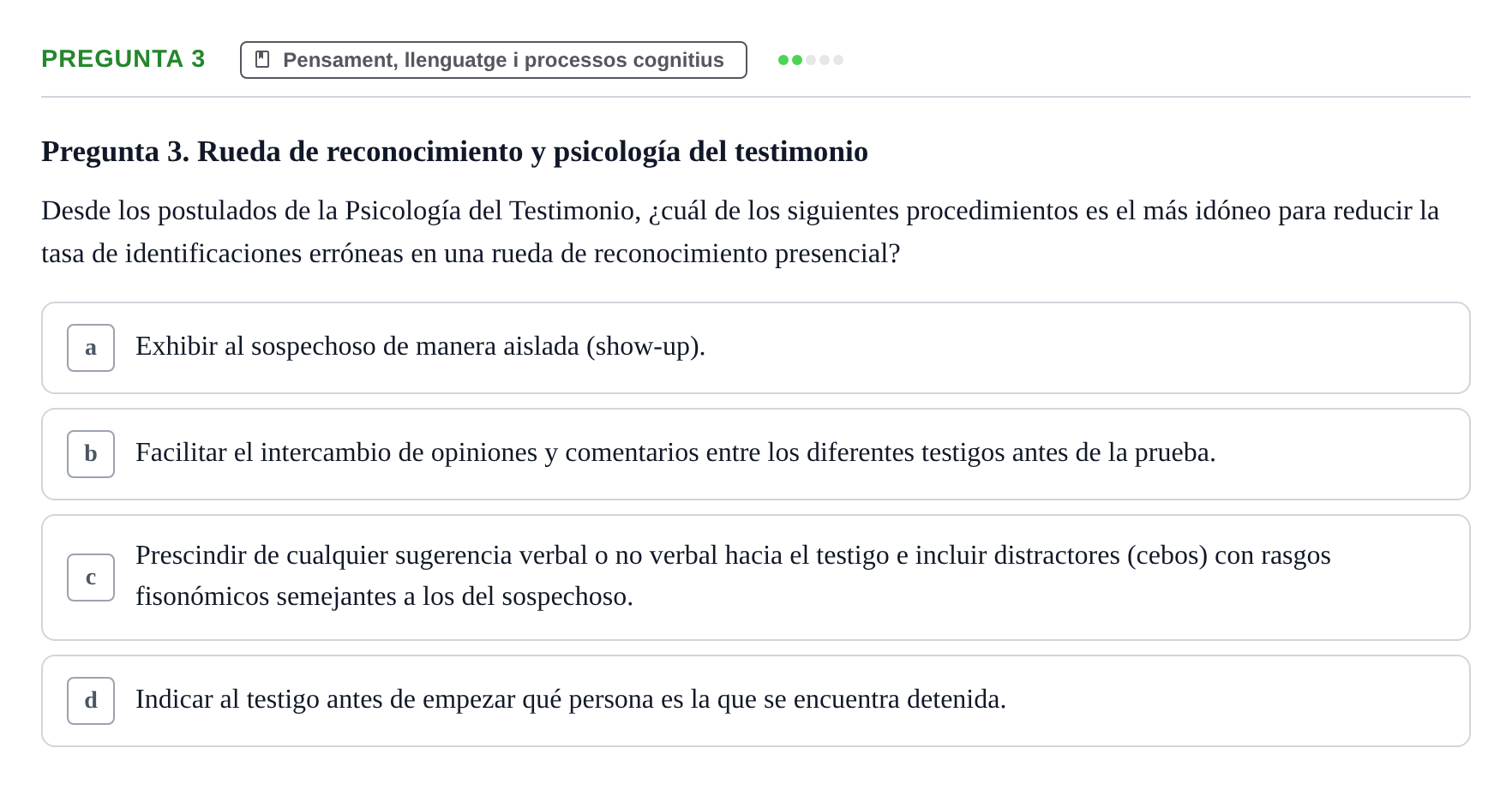 Enunciado: Pregunta 3