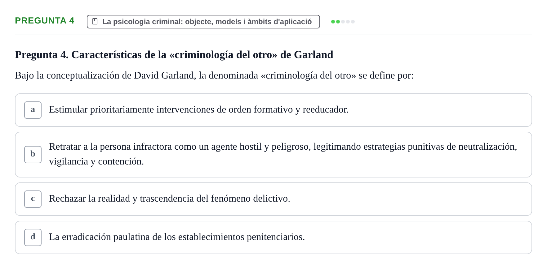 Enunciado: Pregunta 4