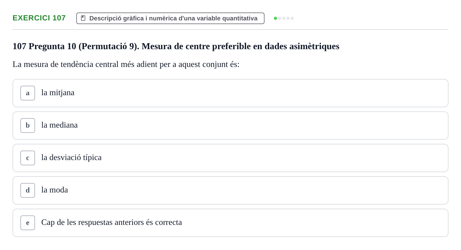 Enunciado: Problema 107 · Anàlisi de Dades UPF Test en classe 1. Anàlisi de Dades