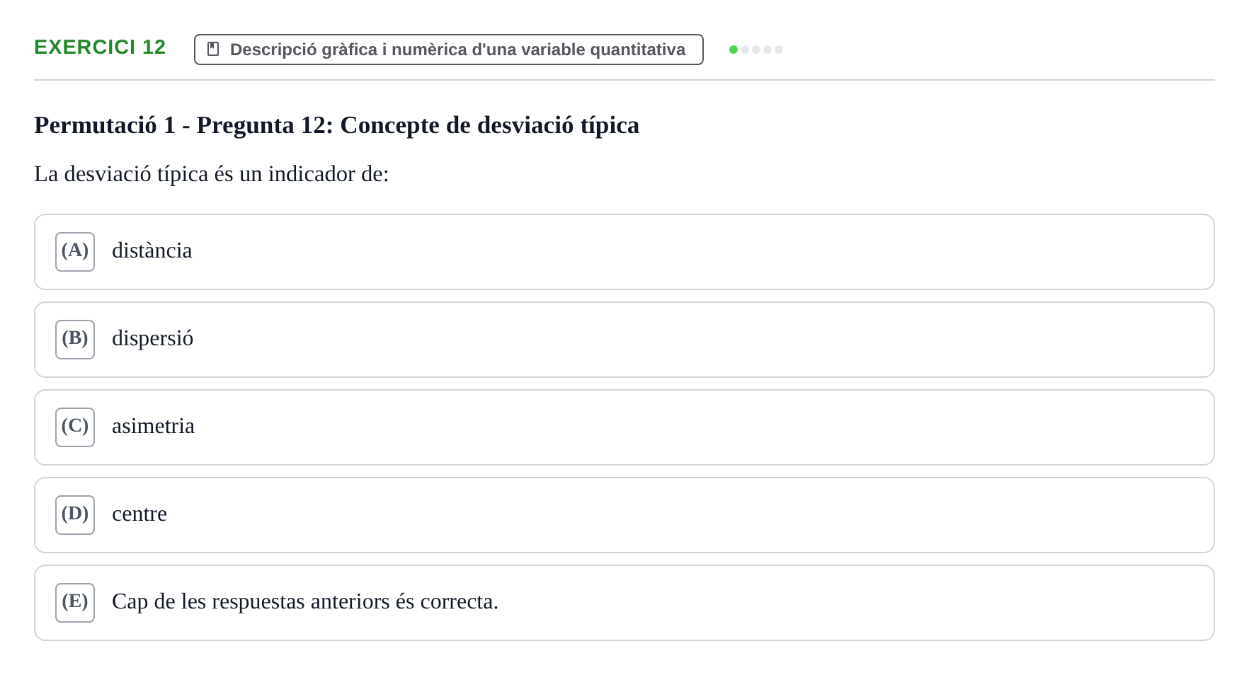 Enunciado: Problema 12 · Anàlisi de Dades UPF Test en classe 1. Anàlisi de Dades