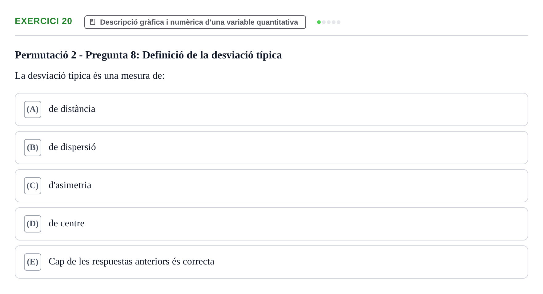 Enunciado: Problema 20 · Anàlisi de Dades UPF Test en classe 1. Anàlisi de Dades