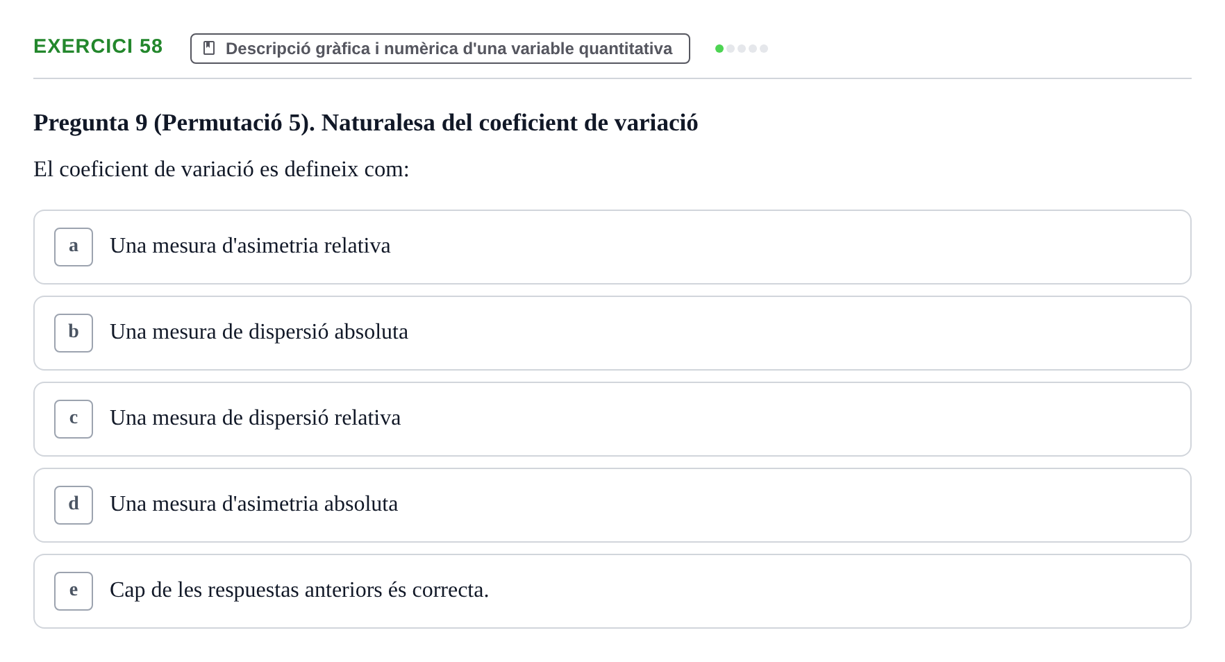 Enunciado: Problema 58 · Anàlisi de Dades UPF Test en classe 1. Anàlisi de Dades