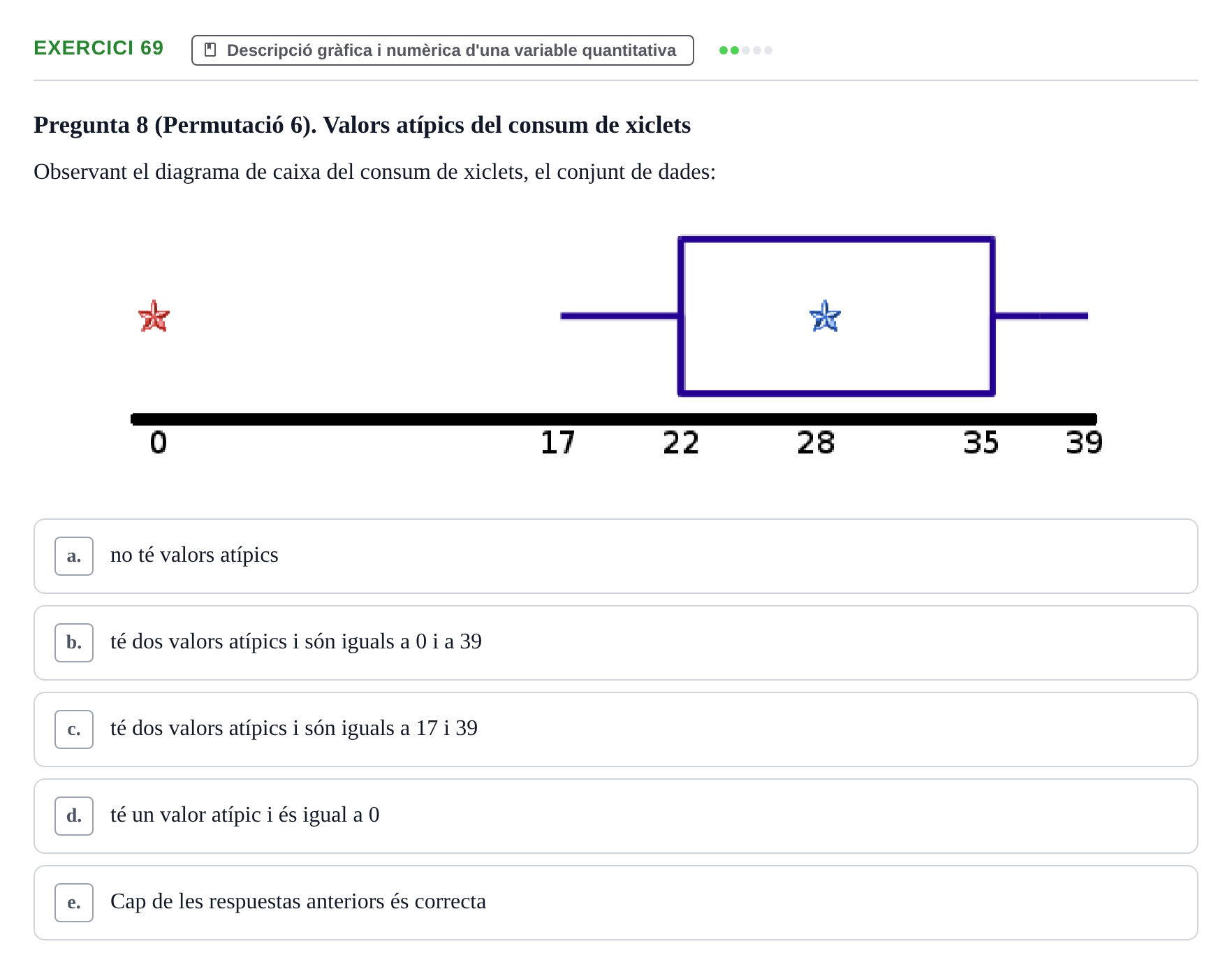 Enunciado: Problema 69 · Anàlisi de Dades UPF Test en classe 1. Anàlisi de Dades