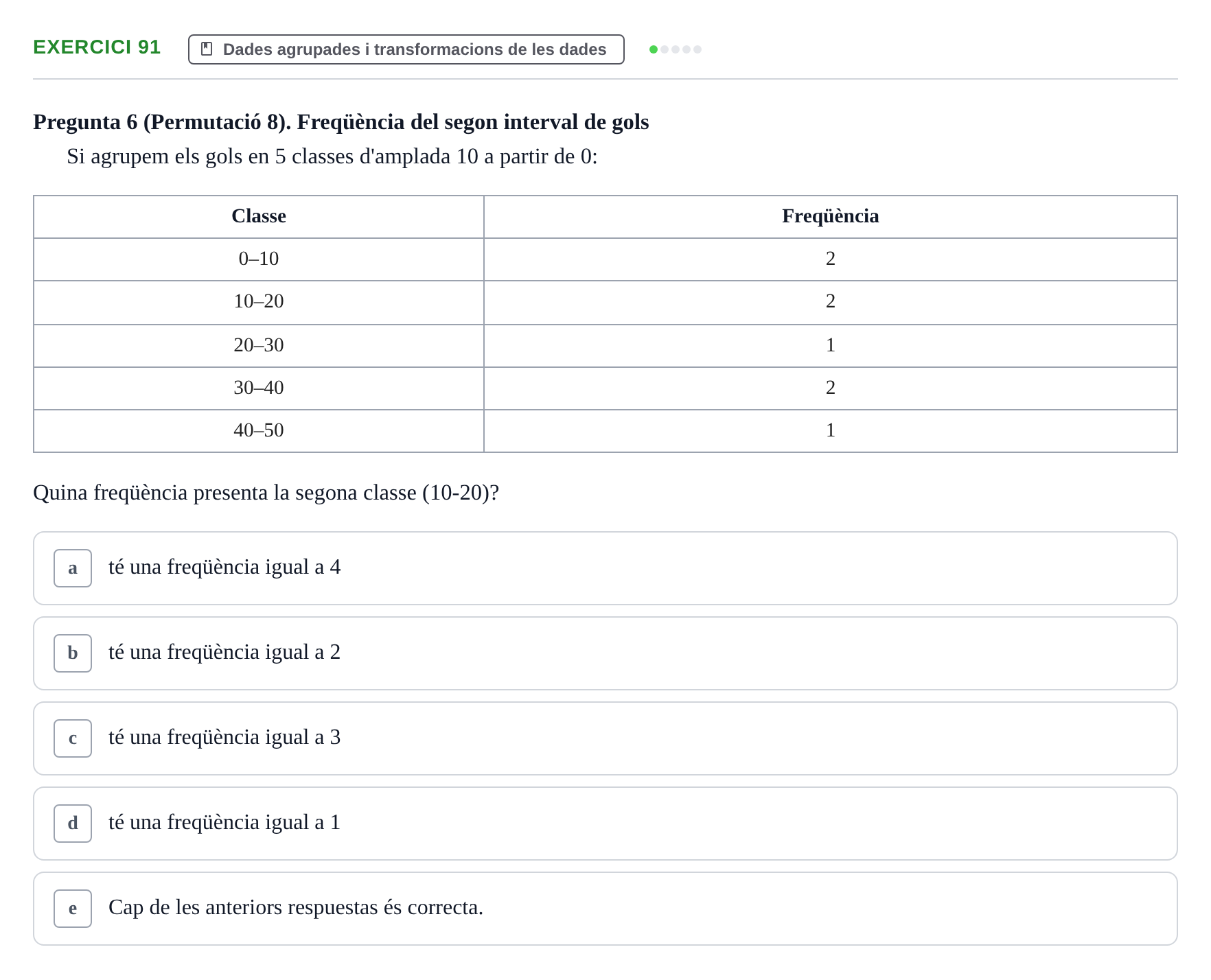Enunciado: Problema 91 · Anàlisi de Dades UPF Test en classe 1. Anàlisi de Dades